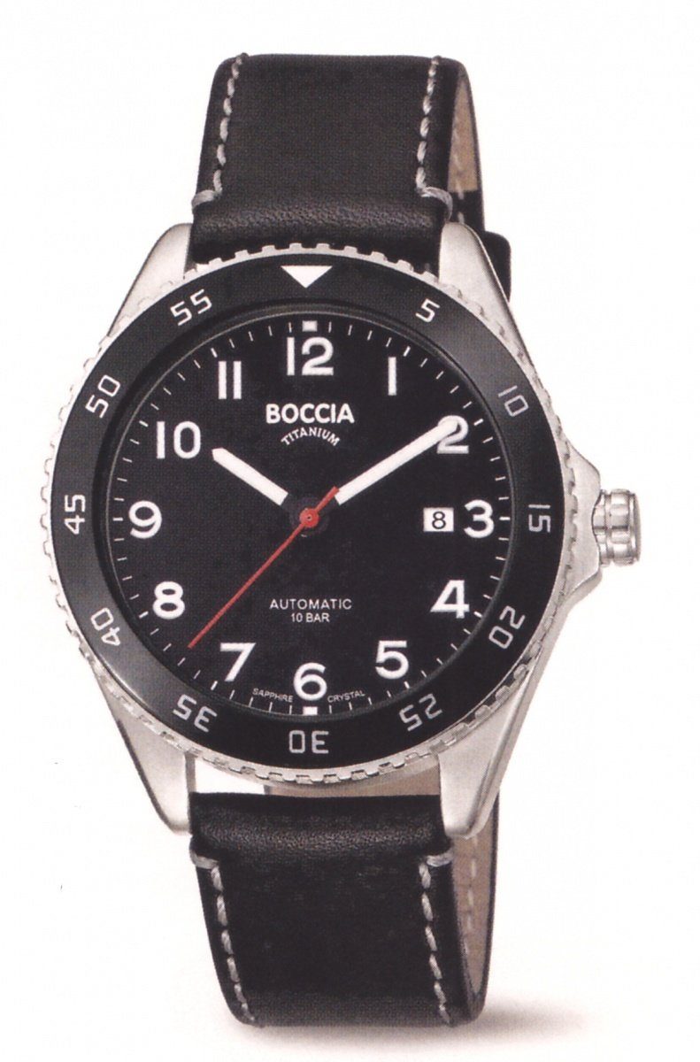 Boccia 3738-08 Orologio digitale in titanio color oro
