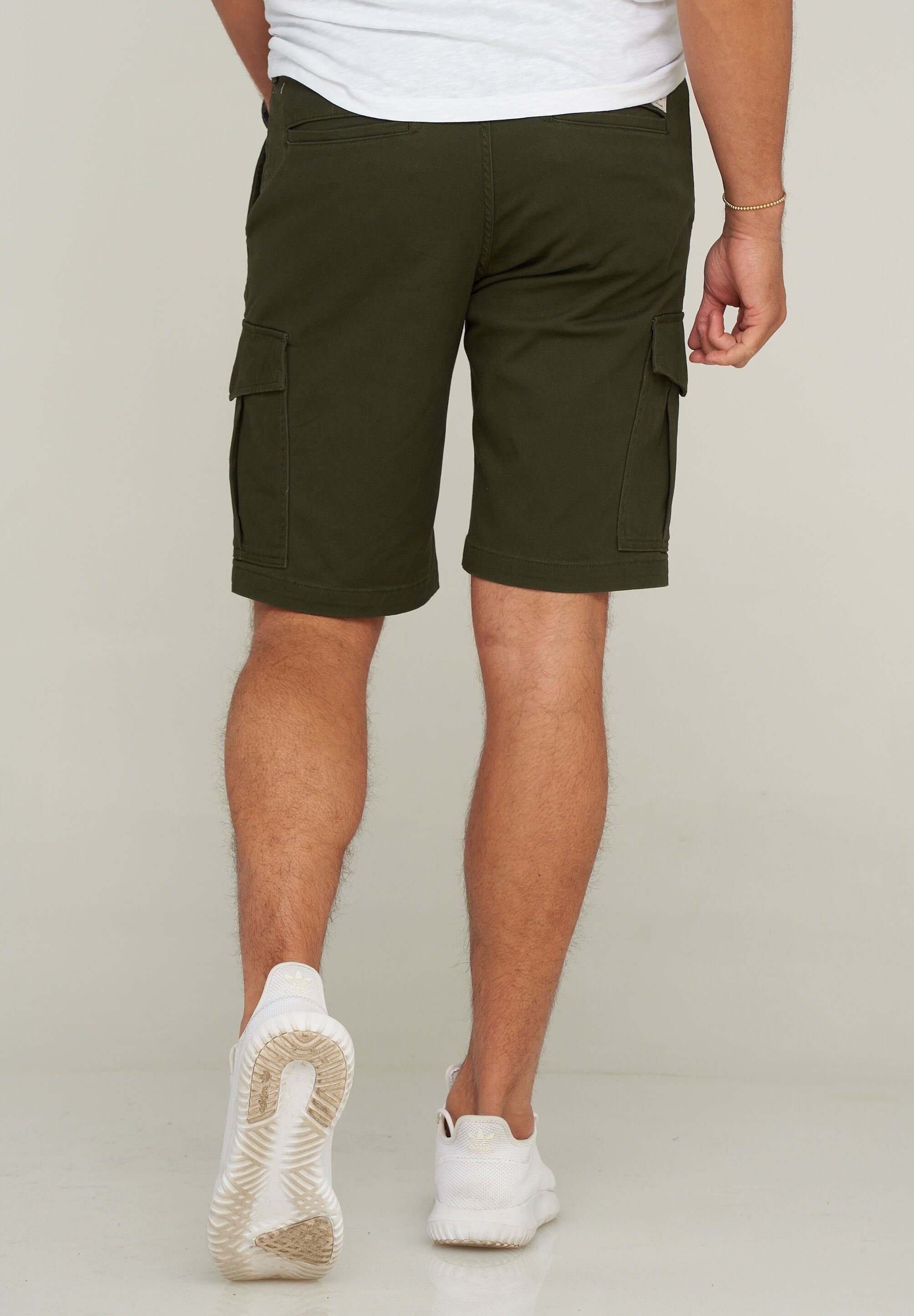 Jack & Jones Cargoshorts JOE JJCARGO SHORTS Kurze Cargohose Klassisches Design mit Taschen Unifarben