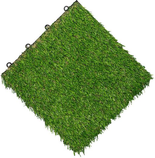 florco® Terrassenplatten, 30x30 cm, 11-St., 11 Stk., Klickfliesen