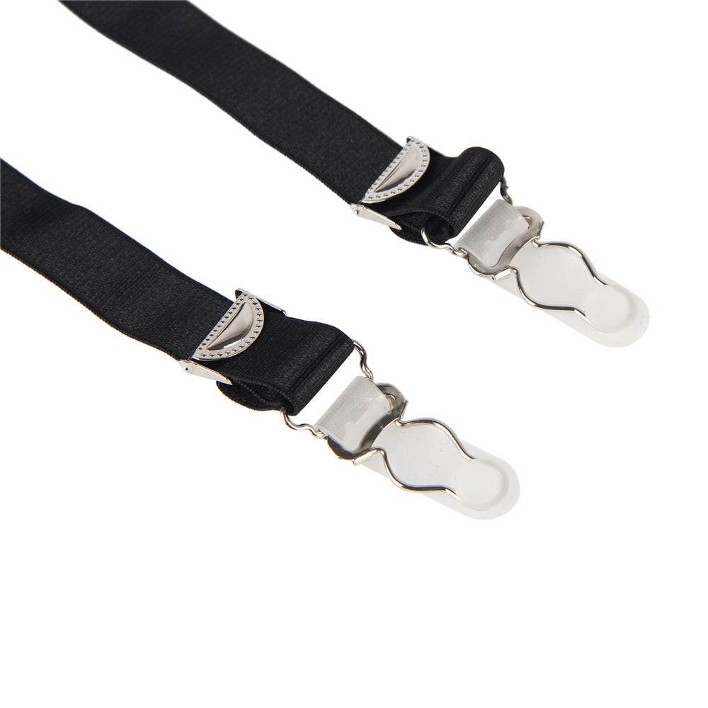 Lau-Fashion Strapsgürtel Strumpfhalter Unterwäsche Dessous Hüfthalter Strapse String Tanga S/XL