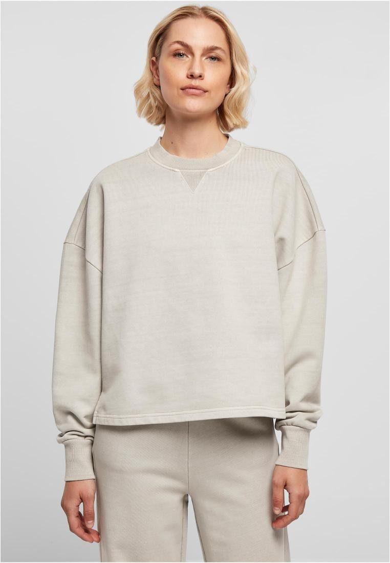 Sweatshirt Ladies Heavy Terry Garment Dye Crewneck Damenpuli