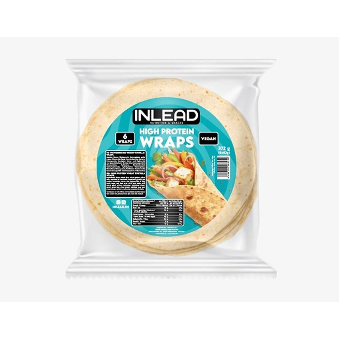 Inlead Nutrition GmbH & Co. KG Применитьgericht High Protein Wraps 6 Stk.
