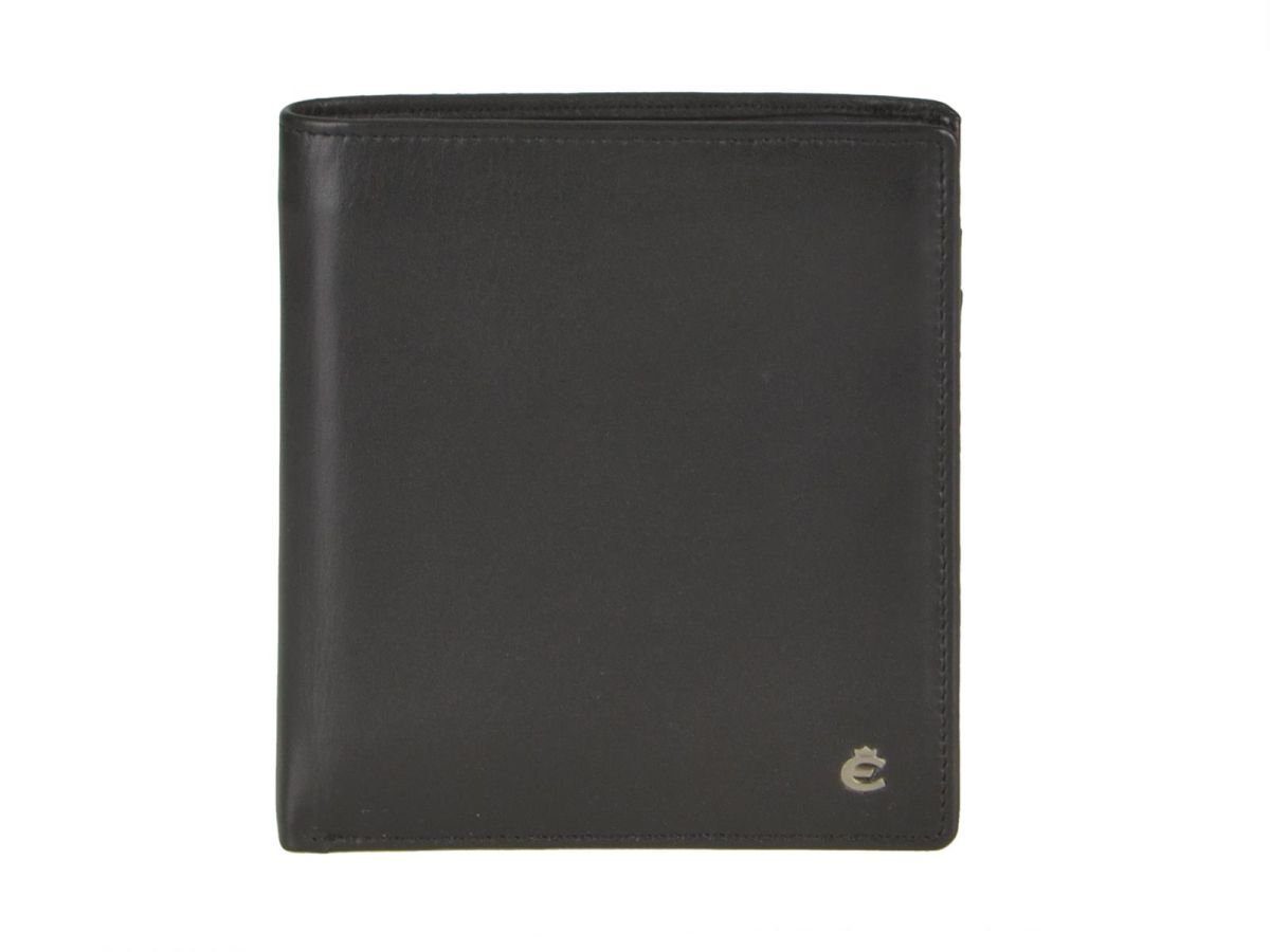 Esquire Geldbörse Harry, Geldbeutel, Herrenbörse, Portemonnaie, mit RFID Schutz, glattes Leder Black