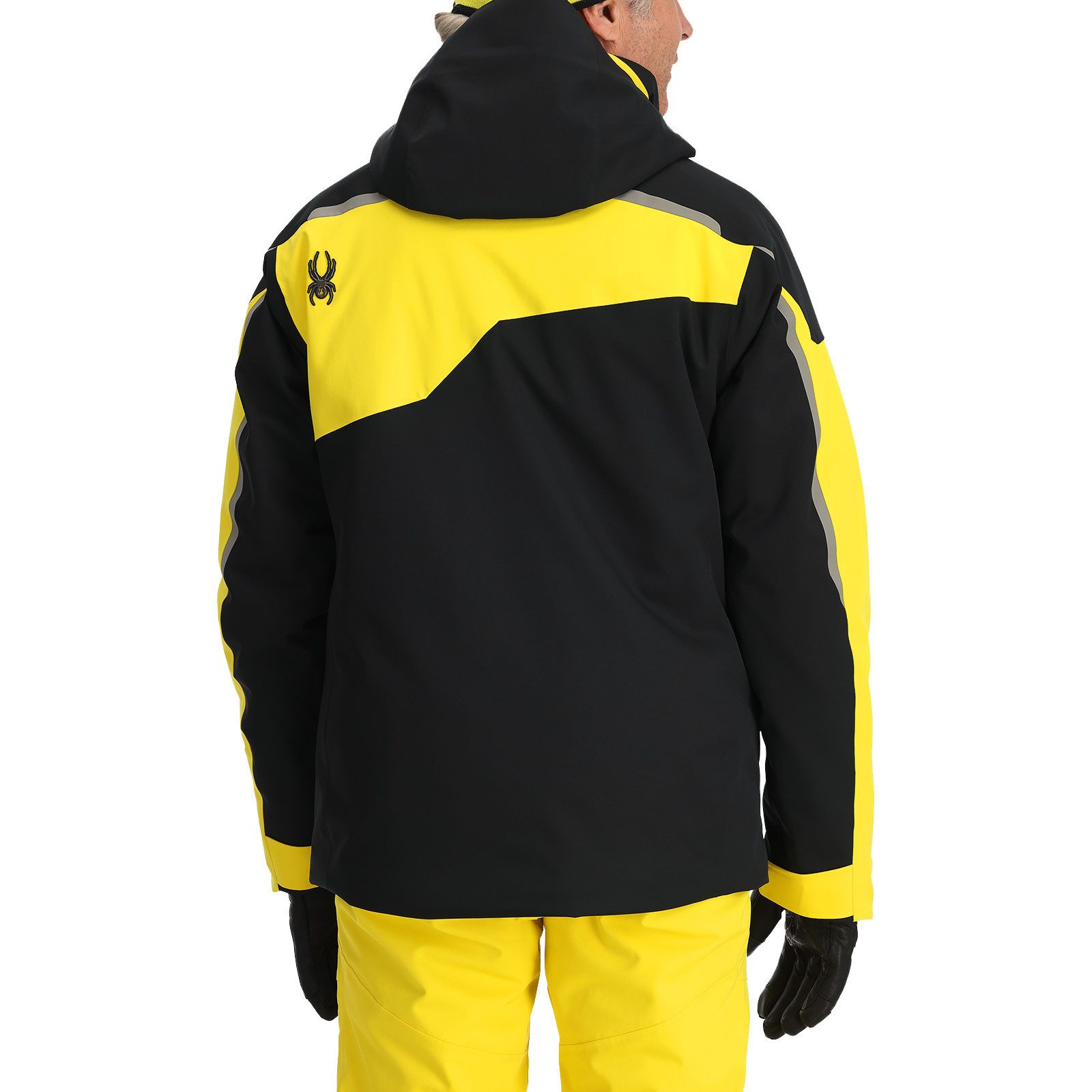 Spyder Skijacke Leader Jacket mit verstell- und abnehmbarem Schneefang