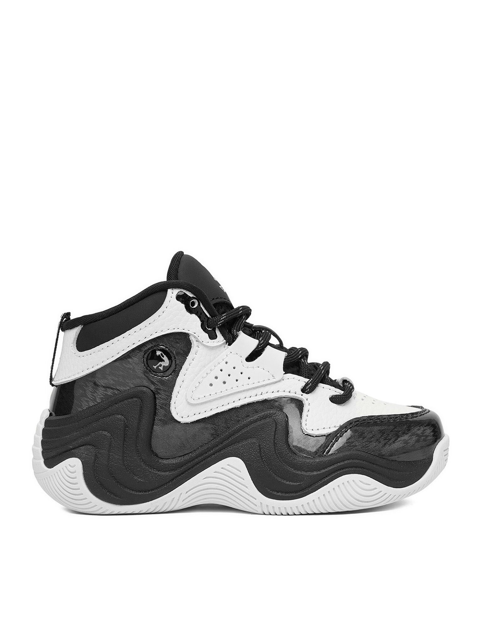 Shaq Shaq Basketballschuhe Junge Schwarz SHAQ-EO-JUGERNAUT AQ95041Y-BW Weiß Basketballschuh