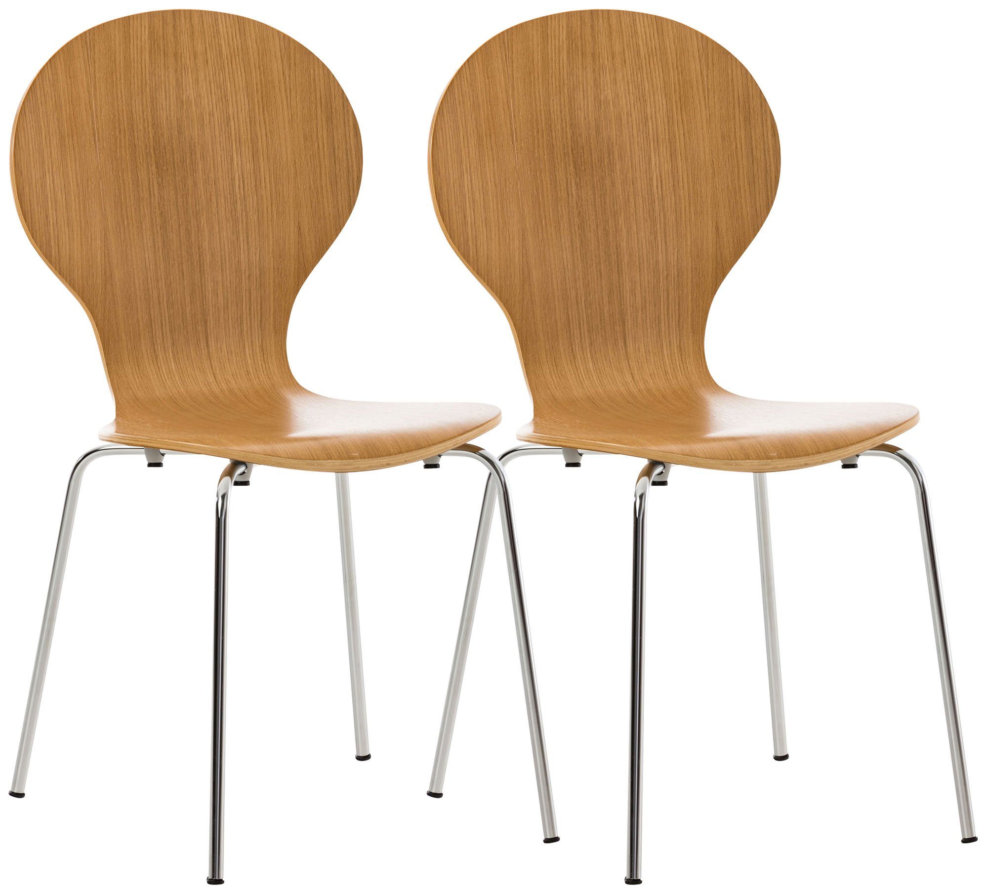 CLP Besucherstuhl Diego (2er Set), stapelbar günstig online kaufen