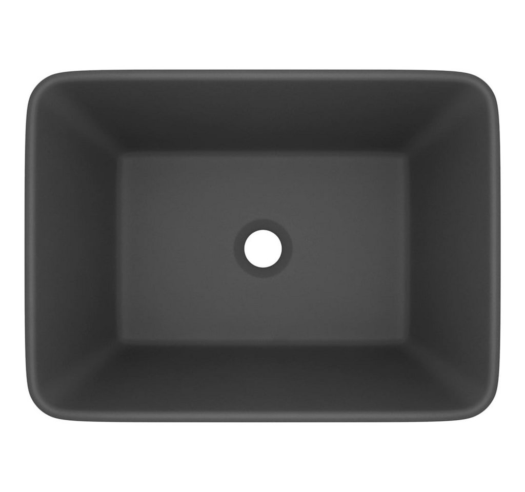 Thumbnail - vidaXL Waschbecken Luxus-Waschbecken Matt Dunkelgrau 41x30x12 cm Keramik
