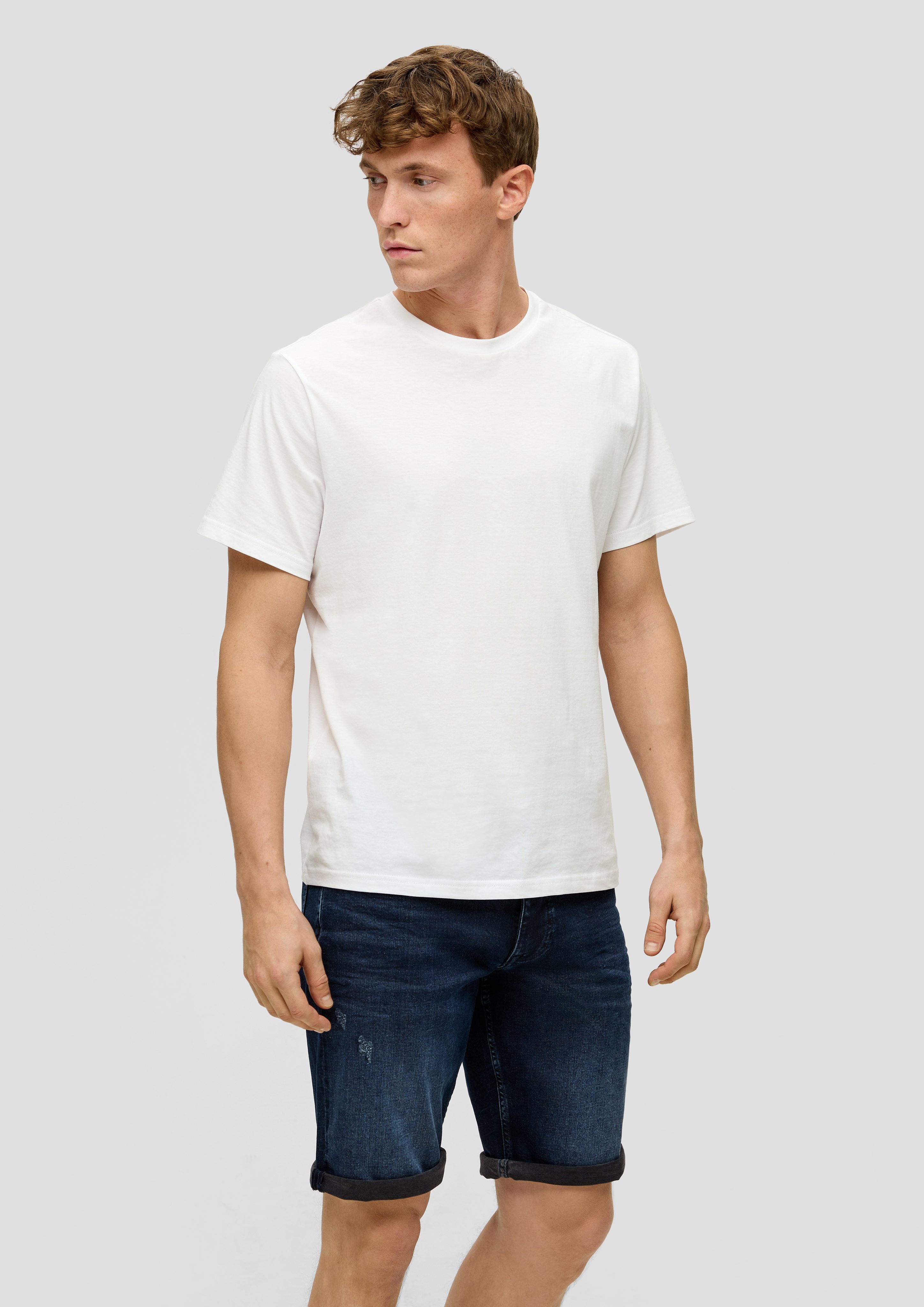 s.Oliver Stoffhose Bermuda-Jeans / Regular Fit günstig online kaufen