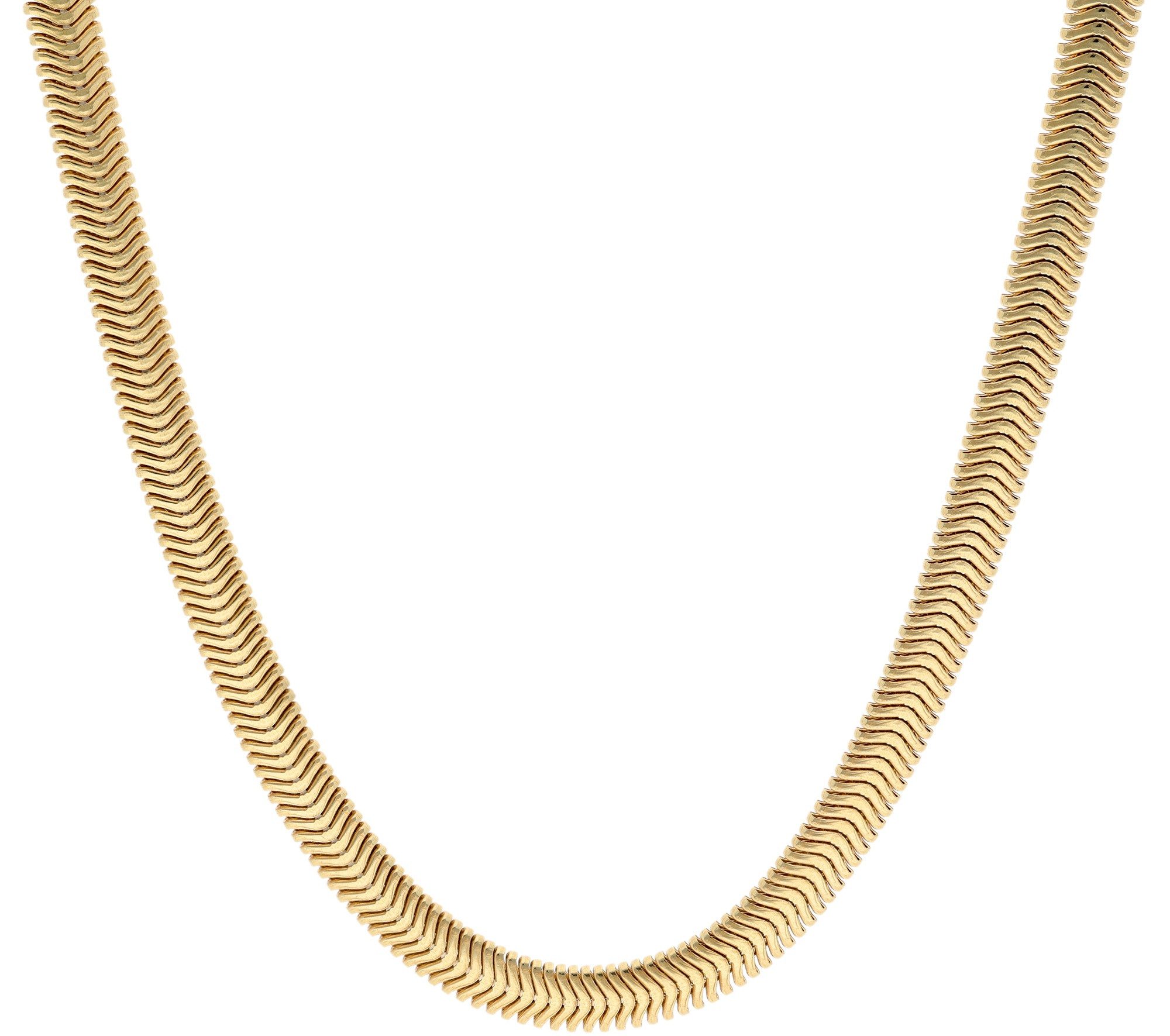 trendor Schlangenkette 925 Silber Vergoldet Ovale günstig online kaufen