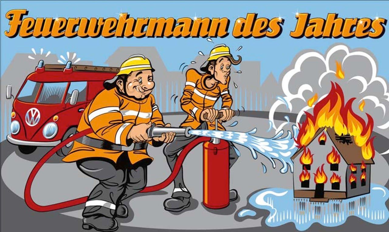 flaggenmeer Flagge Feuerwehrmann des Jahres 80 g/m²