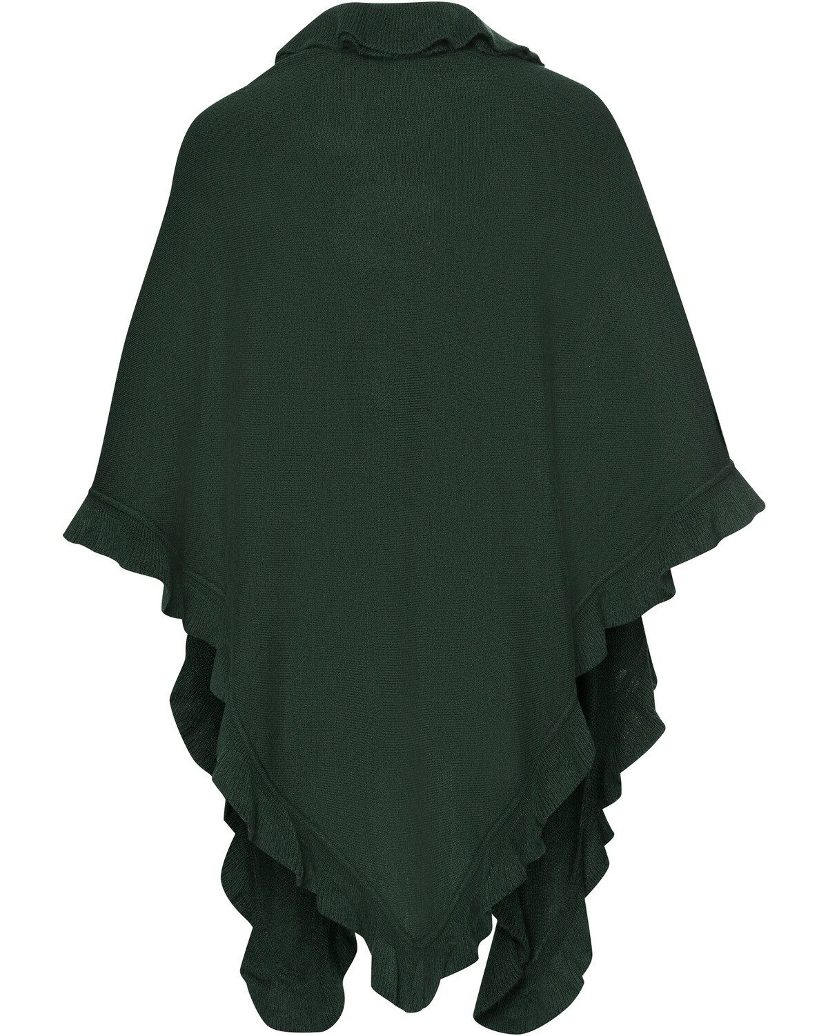 Luise Steiner Strickponcho Rüschen-Poncho günstig online kaufen