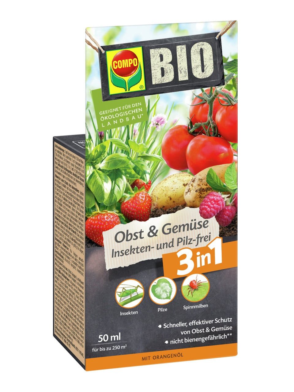 Compo Vergrämungsmittel Compo Bio Schutzmittel für Obst & Gemüse Insekten-, 0.05 l