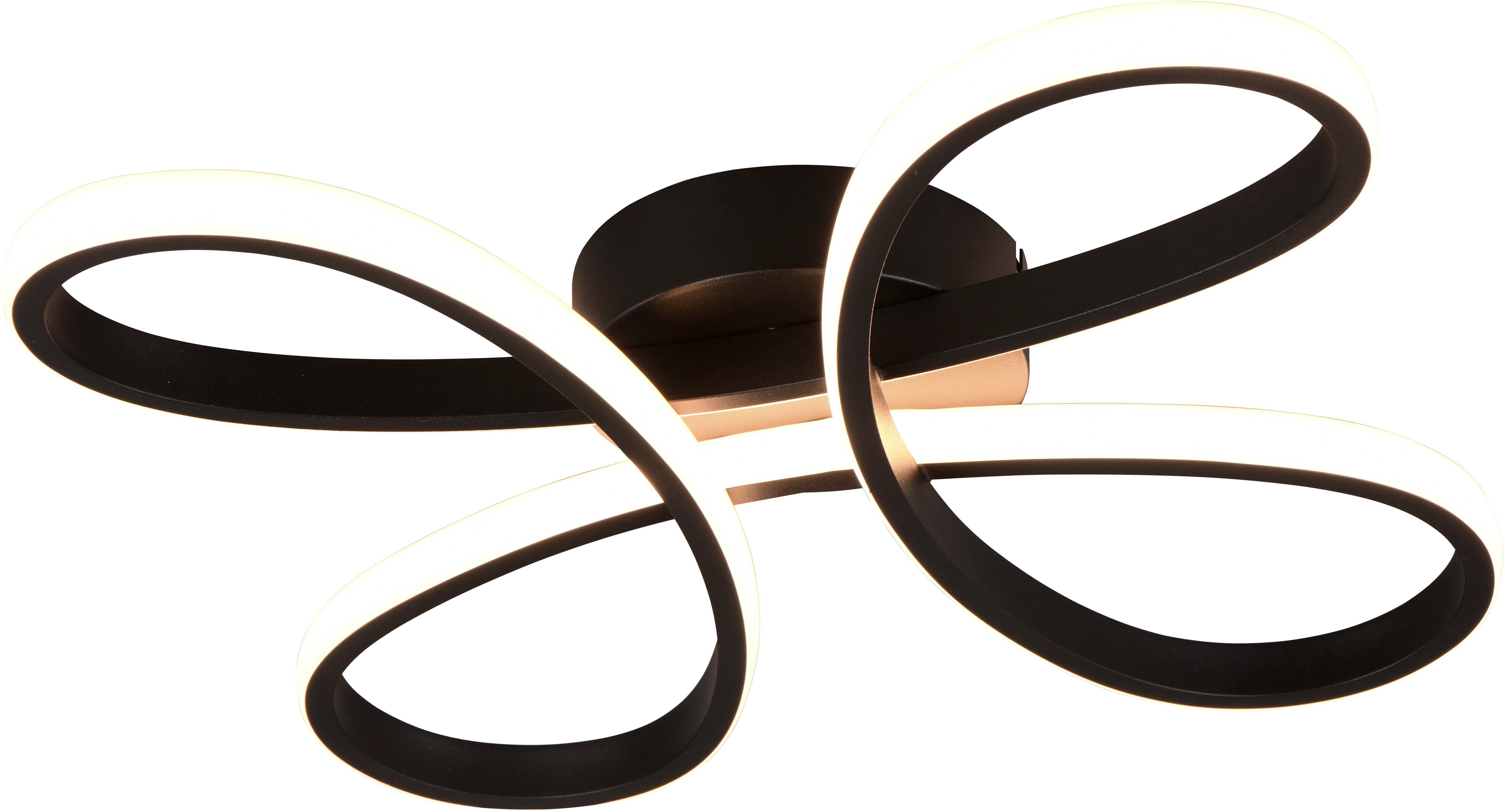 TRIO Leuchten LED Deckenleuchte FLY, Deckenlampe LED 22W 2600 Lumen warmwei günstig online kaufen