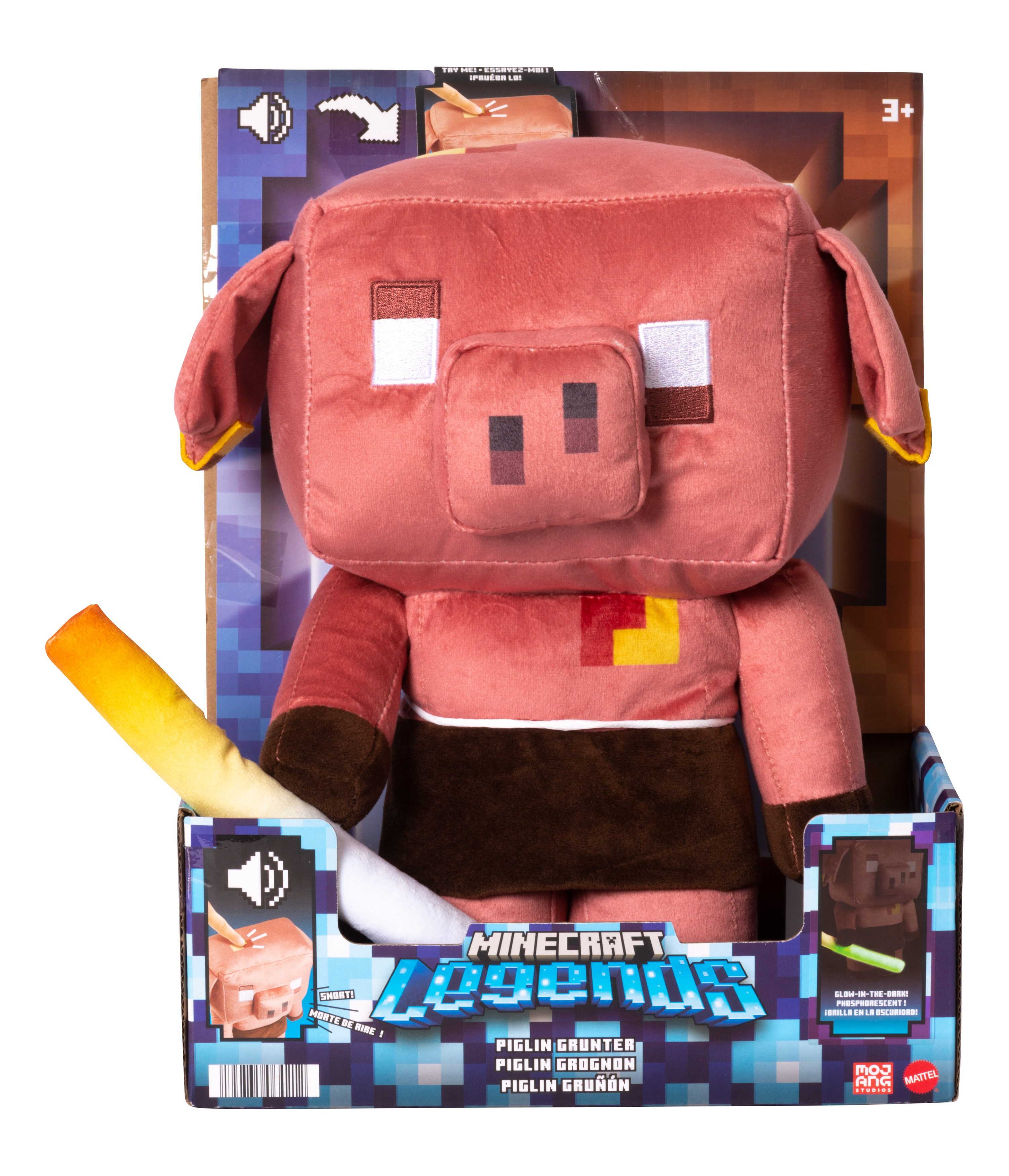 Minecraft Kuscheltier Minecraft - Piglin - Feature Plüsch 30 cm (NEU & OVP)