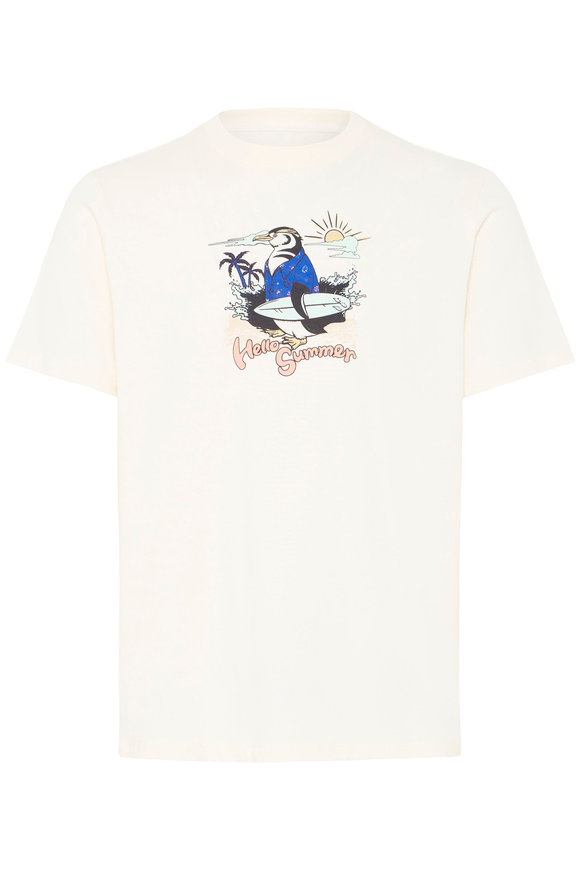 Blend Rundhalsshirt BHKarsten (1-tlg) Modernes T-Shirt mit Print