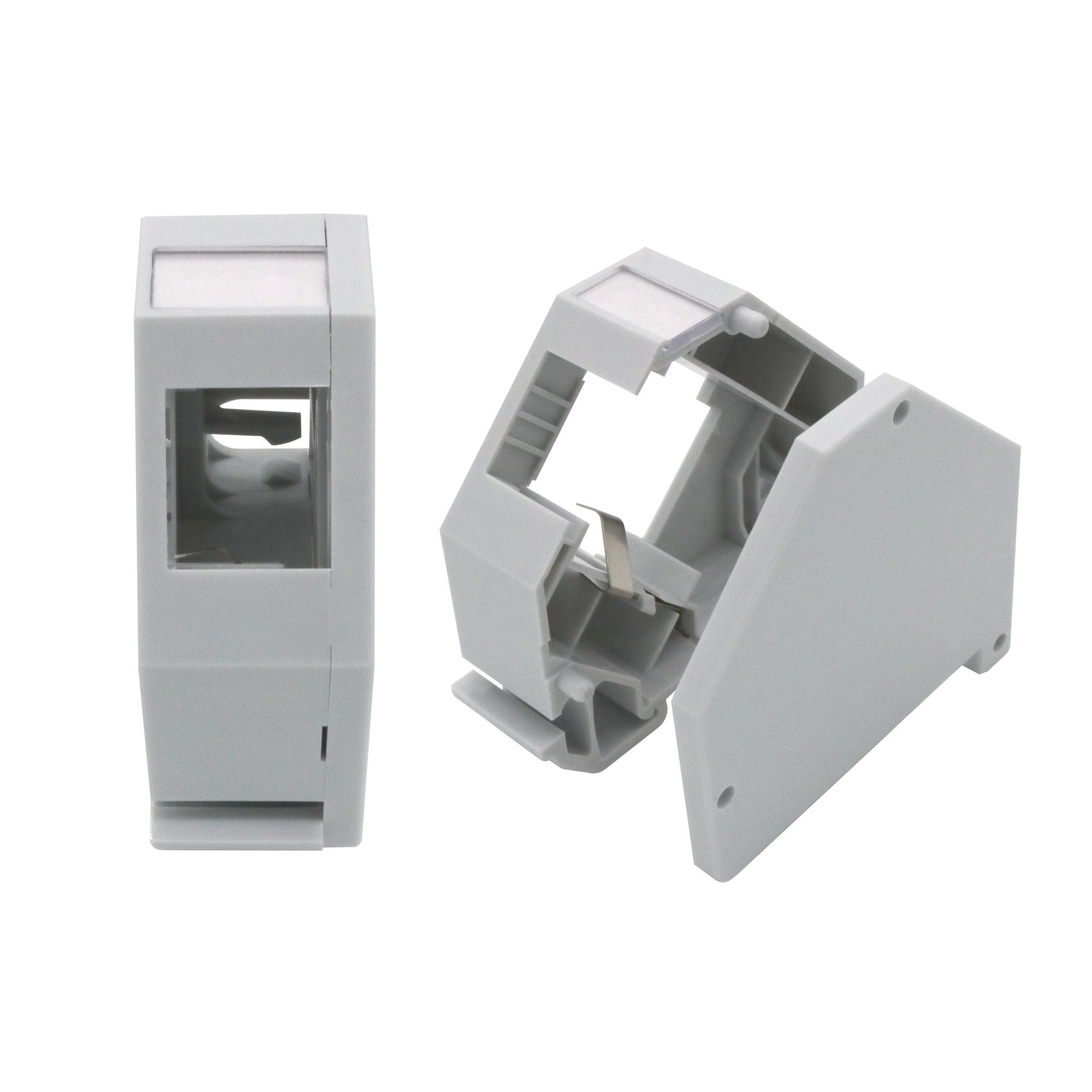 2x Hutschienenadapter für RJ45 Keystone Modul Netzwerk-Adapter
