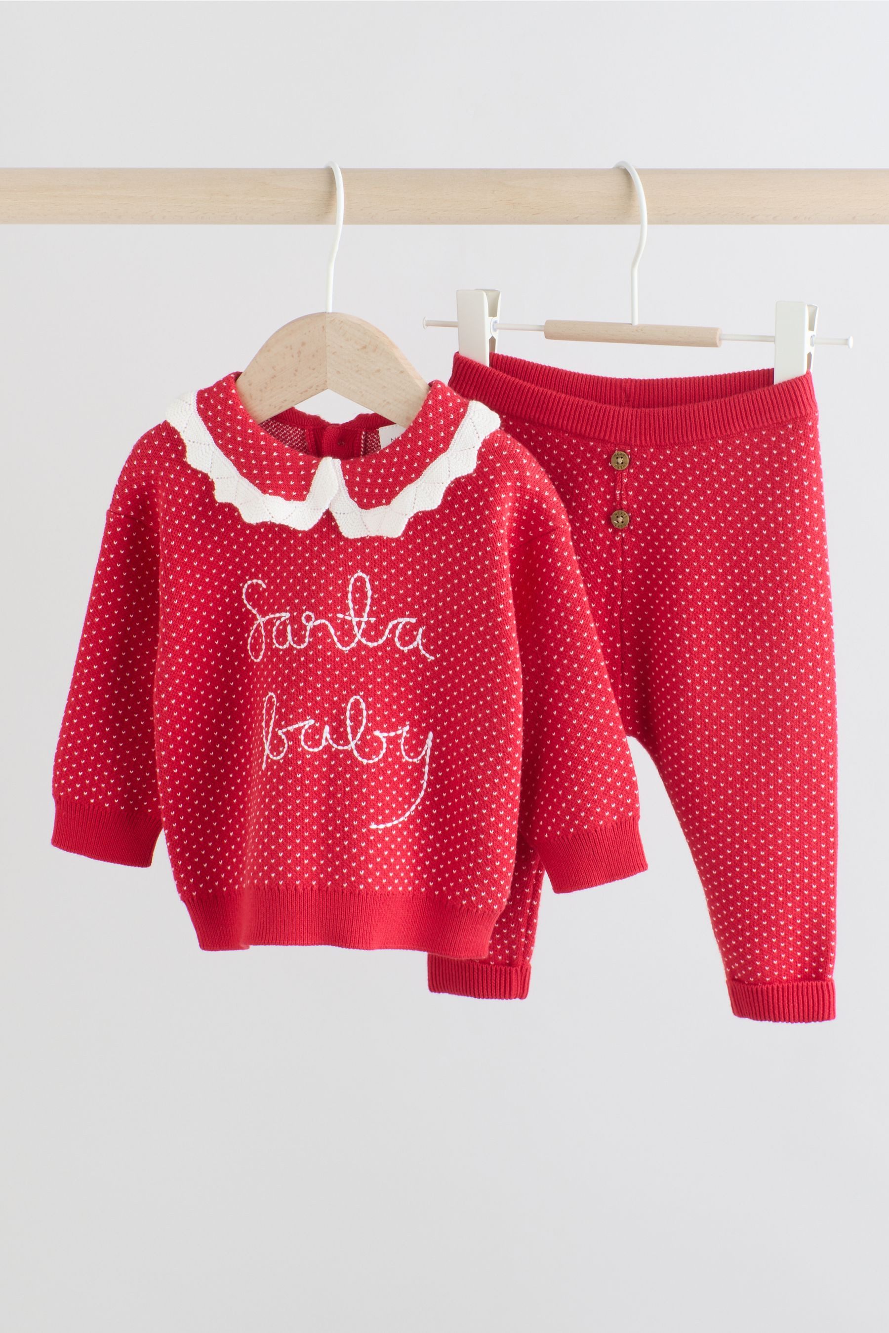 Next Top & Leggings Baby Strickoberteil und Leggings im Set (2-tlg)