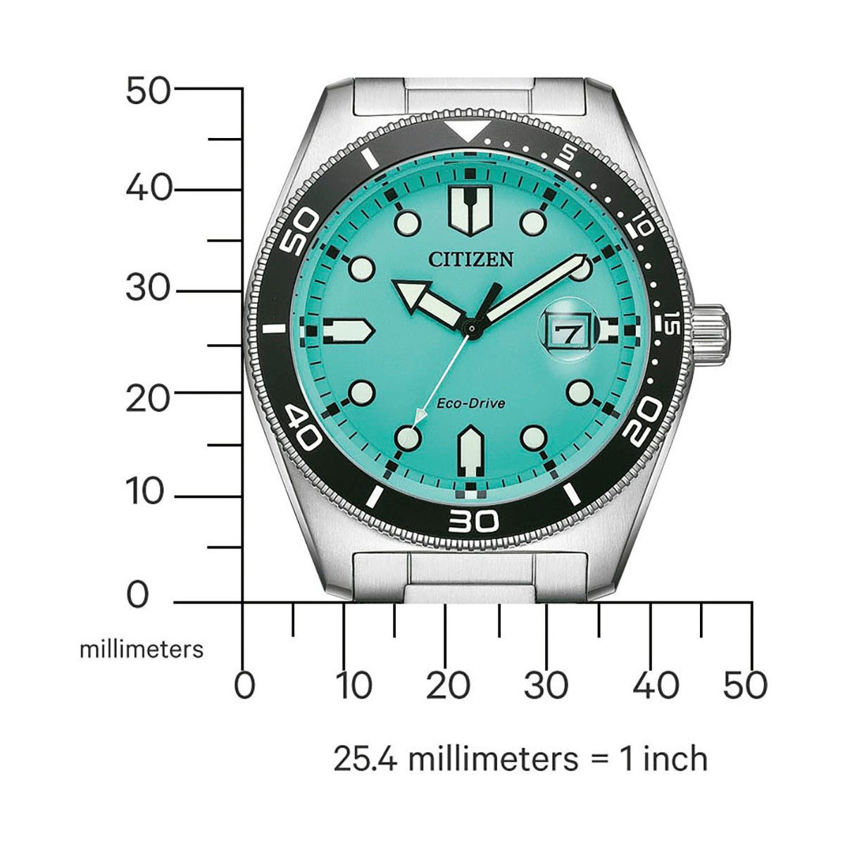Citizen Solaruhr AW1760-81W, Armbanduhr, Herrenuhr, Datum, Edelstahlarmband, bis 10 bar wasserdicht