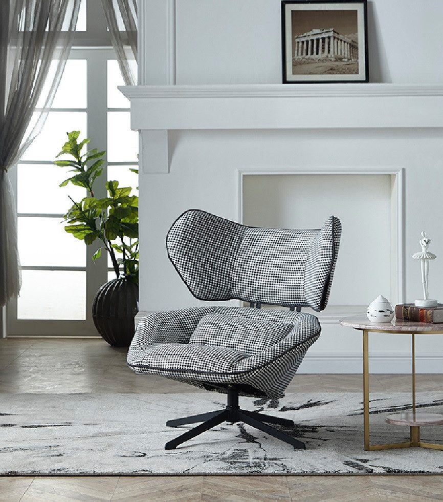 Loungesessel Luxus Relaxsessel aus Stoff im modernen Design