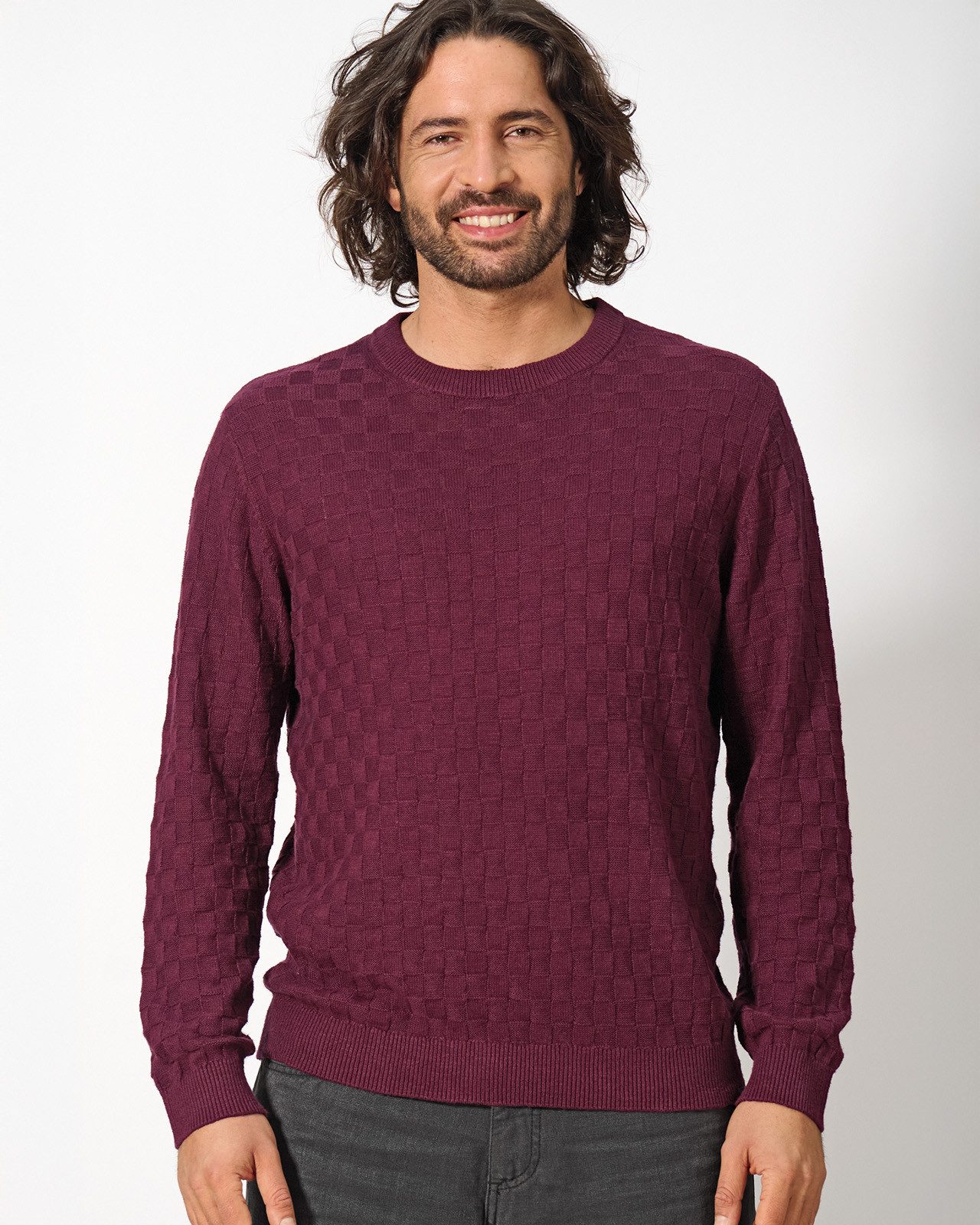 HempAge Strickpullover Pullover aus Hanf & Bio-Baumwolle – Casual Fit