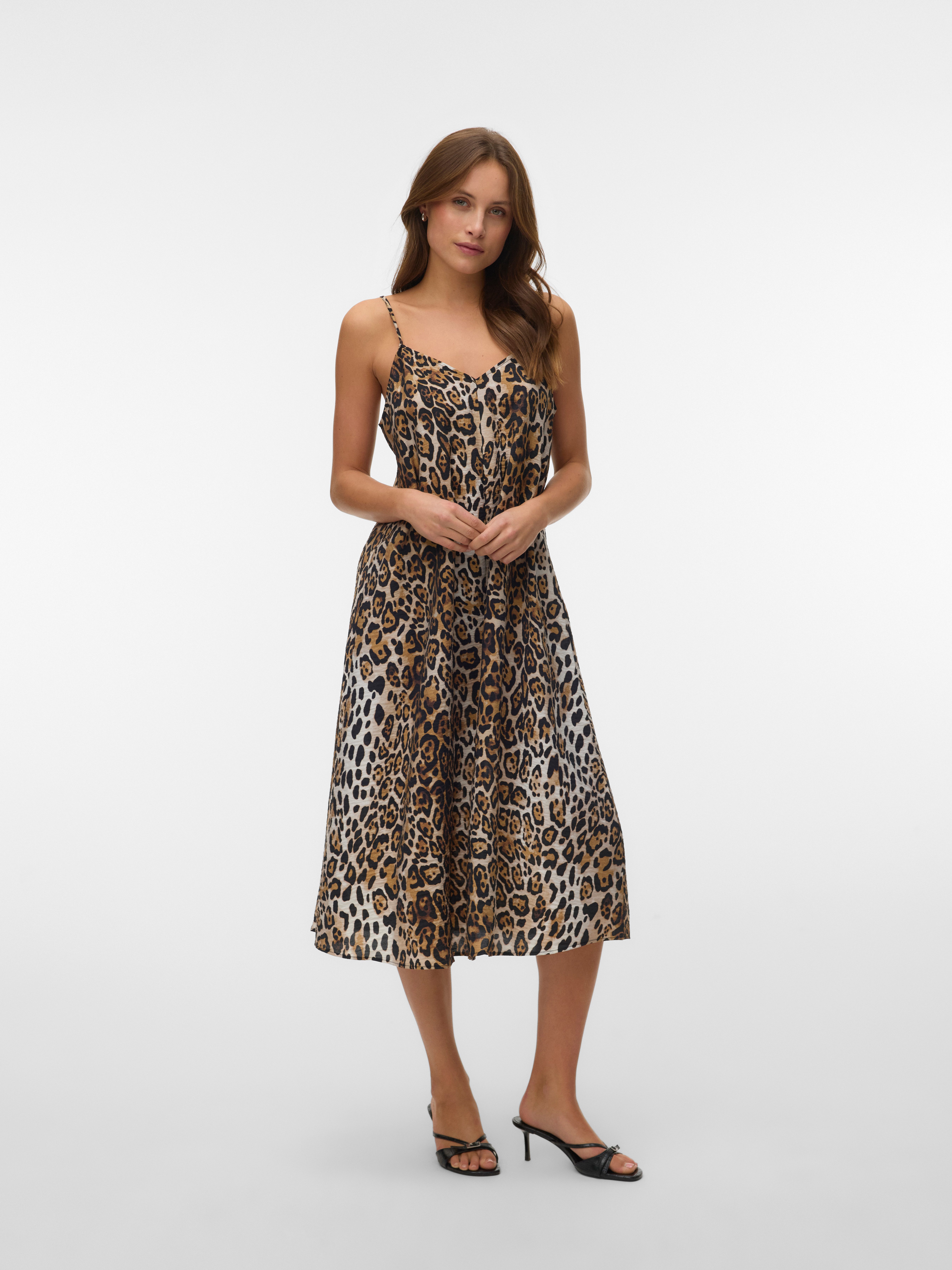 Spaghettikleid VMJOSIE CALF SINGLET DRESS WVN GA NOOS