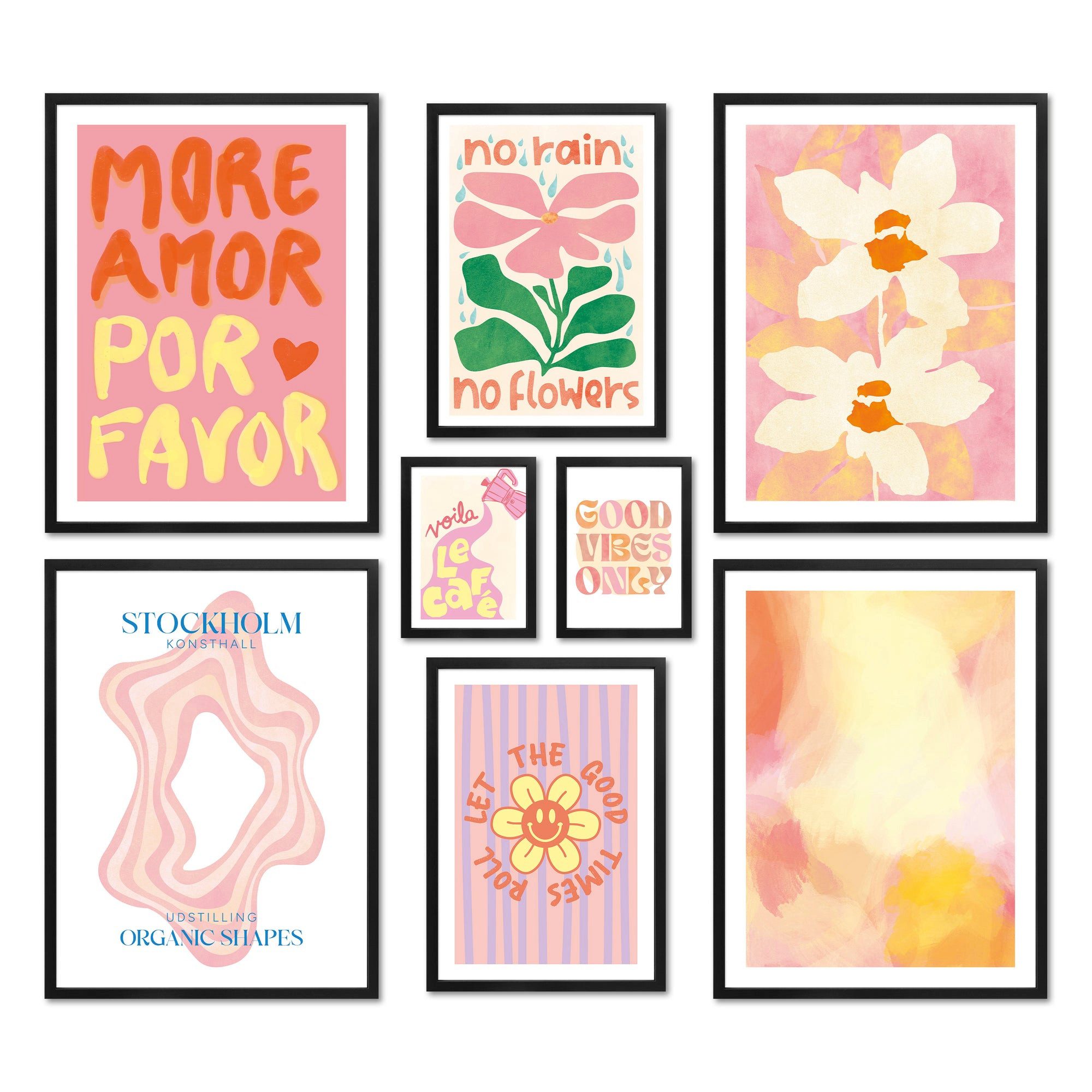 ARTFAVES Bilder-Collage Poster Set - Abstract günstig online kaufen