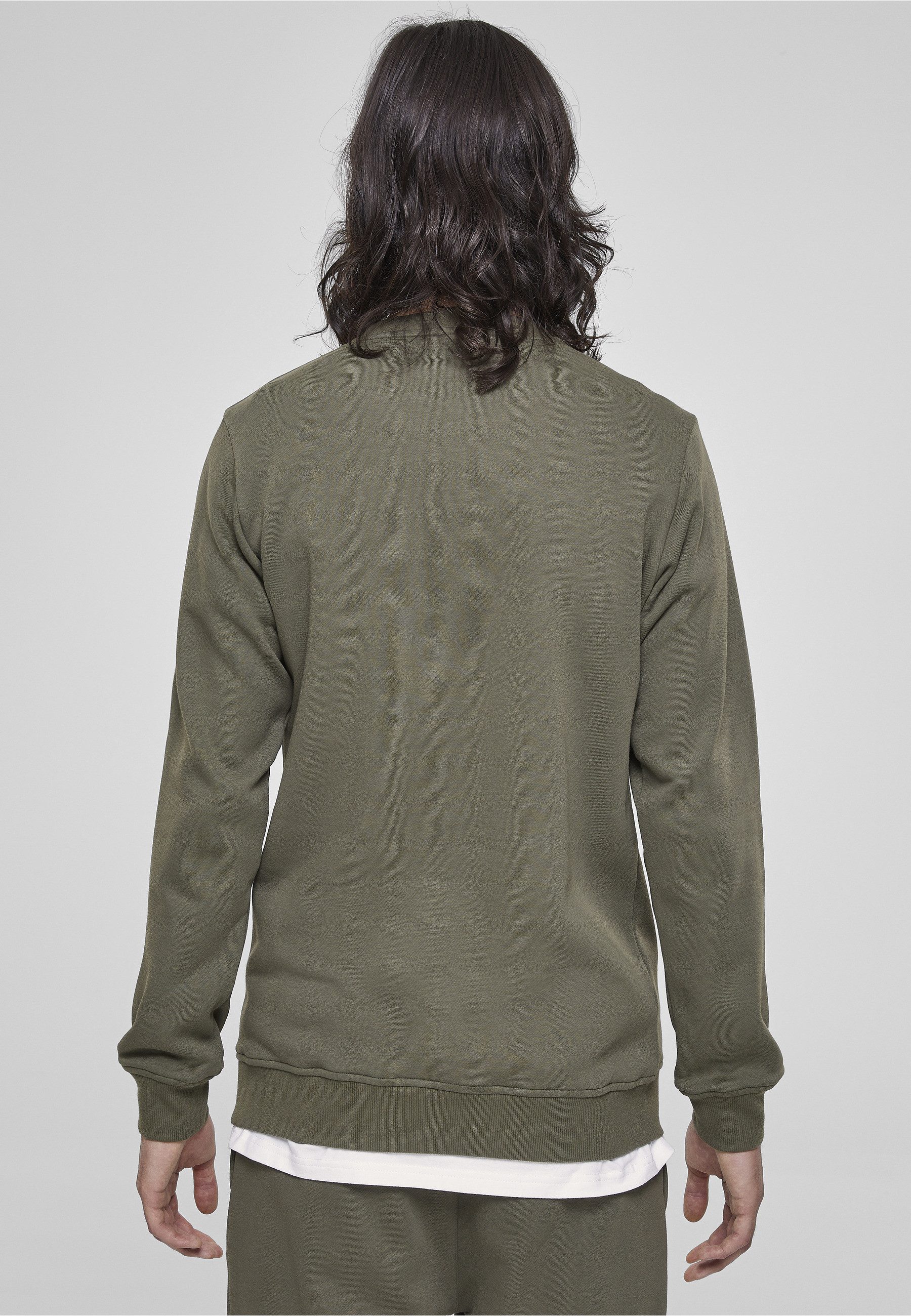 URBAN CLASSICS Rundhalspullover Urban Classics Herren Basic Terry Crew (1-tlg)