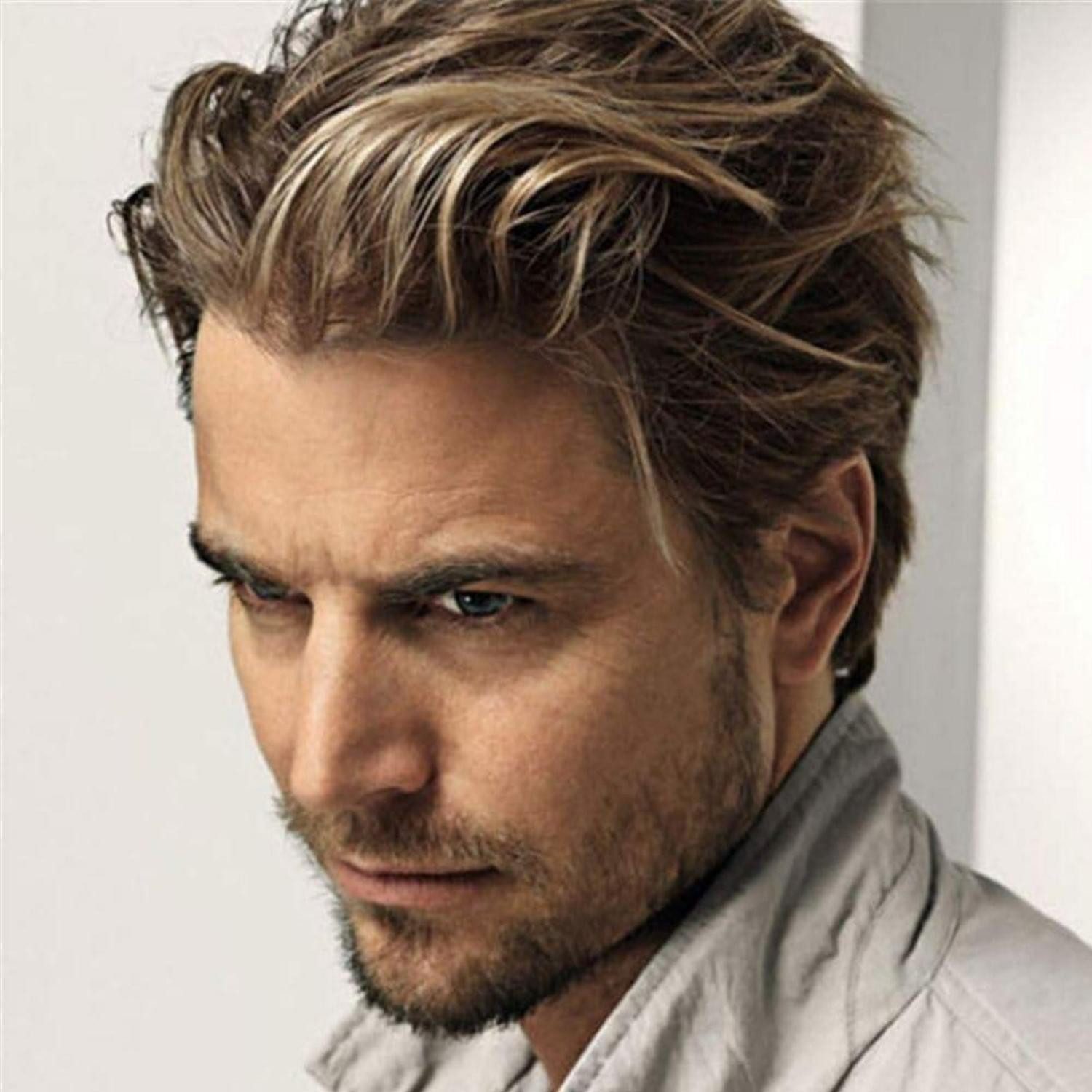 LuxusKollektion Kostüm-Perücke Perücke Herren Kurz Synthetik Layered Cosplay Braun Blond