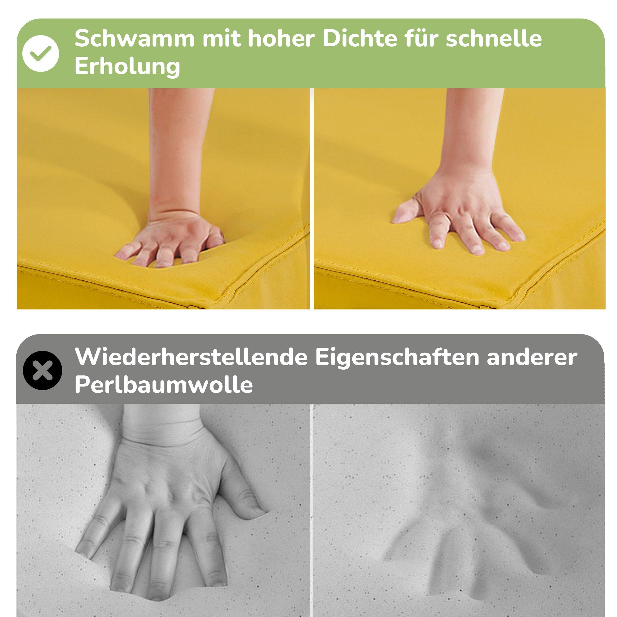 Merax aus Schaumstoff, Softbausteine zum Rutschen und Klettern Spielbausteine, (6 St), Schaumstoffsteine für Kinder, Großbausteine Riesenbausteine