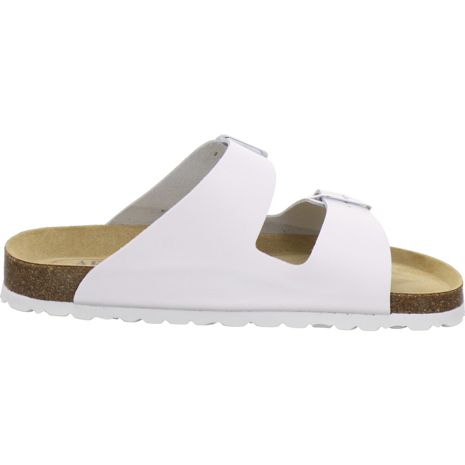 AFS-Schuhe 310010 Zweischnaller Pantolette für Herren mit Fußbett, bequeme Sandalen aus Leder