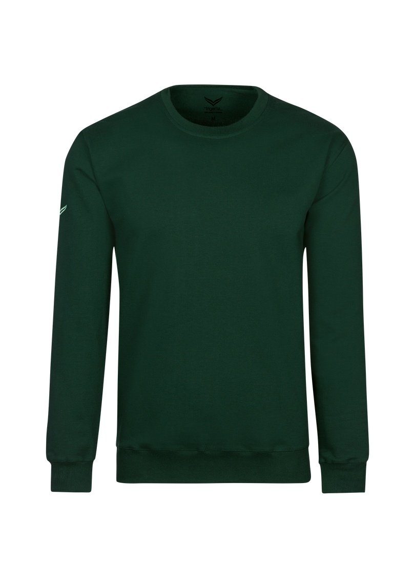 Trigema Sweatshirt TRIGEMA Sweatshirt aus Biobaumwolle