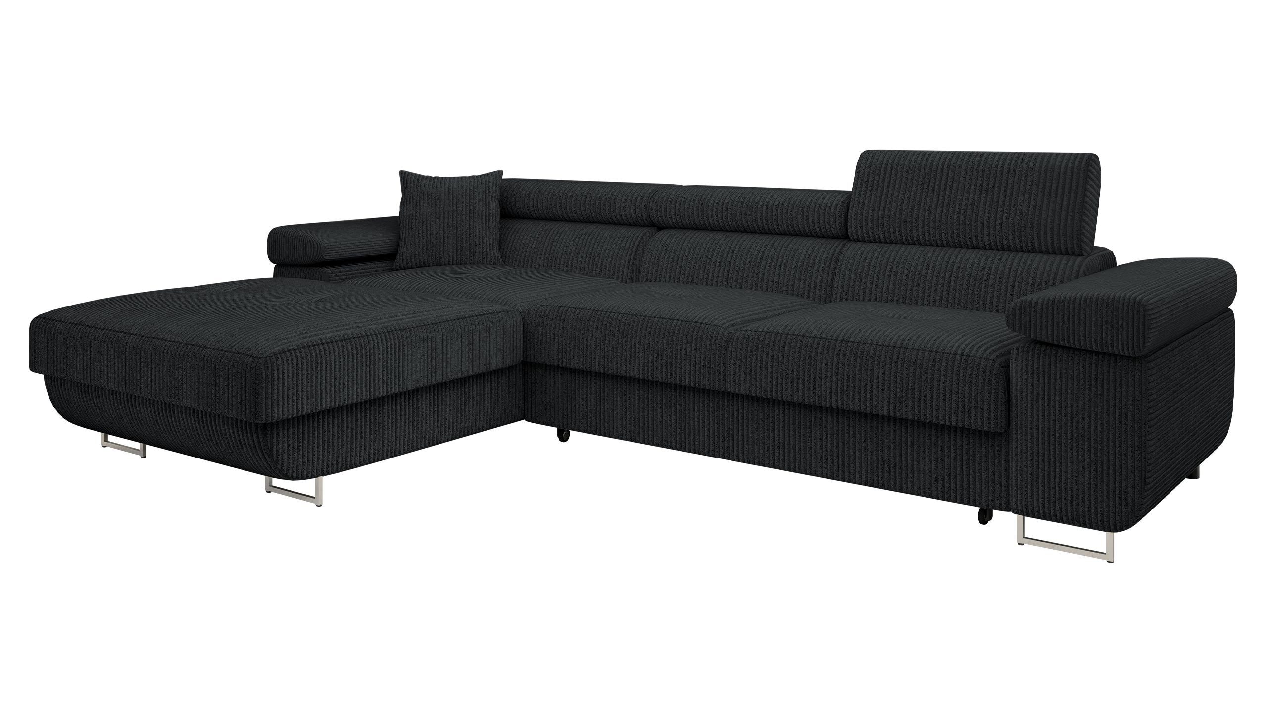 MIRJAN24 Ecksofa Torezio Mini Cord, mit Bettkasten und Schlaffunktion, Eins günstig online kaufen