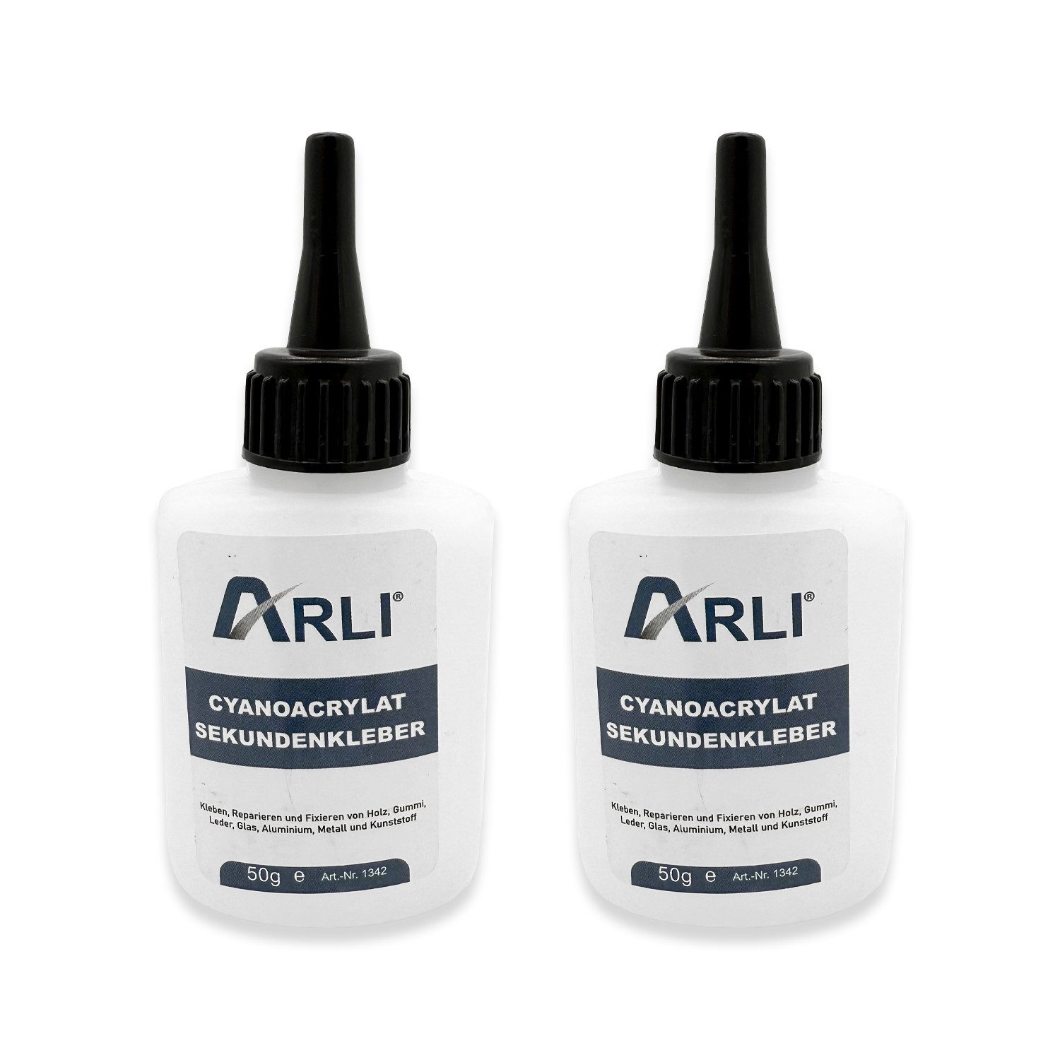 ARLI Klebstoff 2x Cyanoacrylat Sekundenkleber 50g, (2er Set, 2-tlg), Univer günstig online kaufen