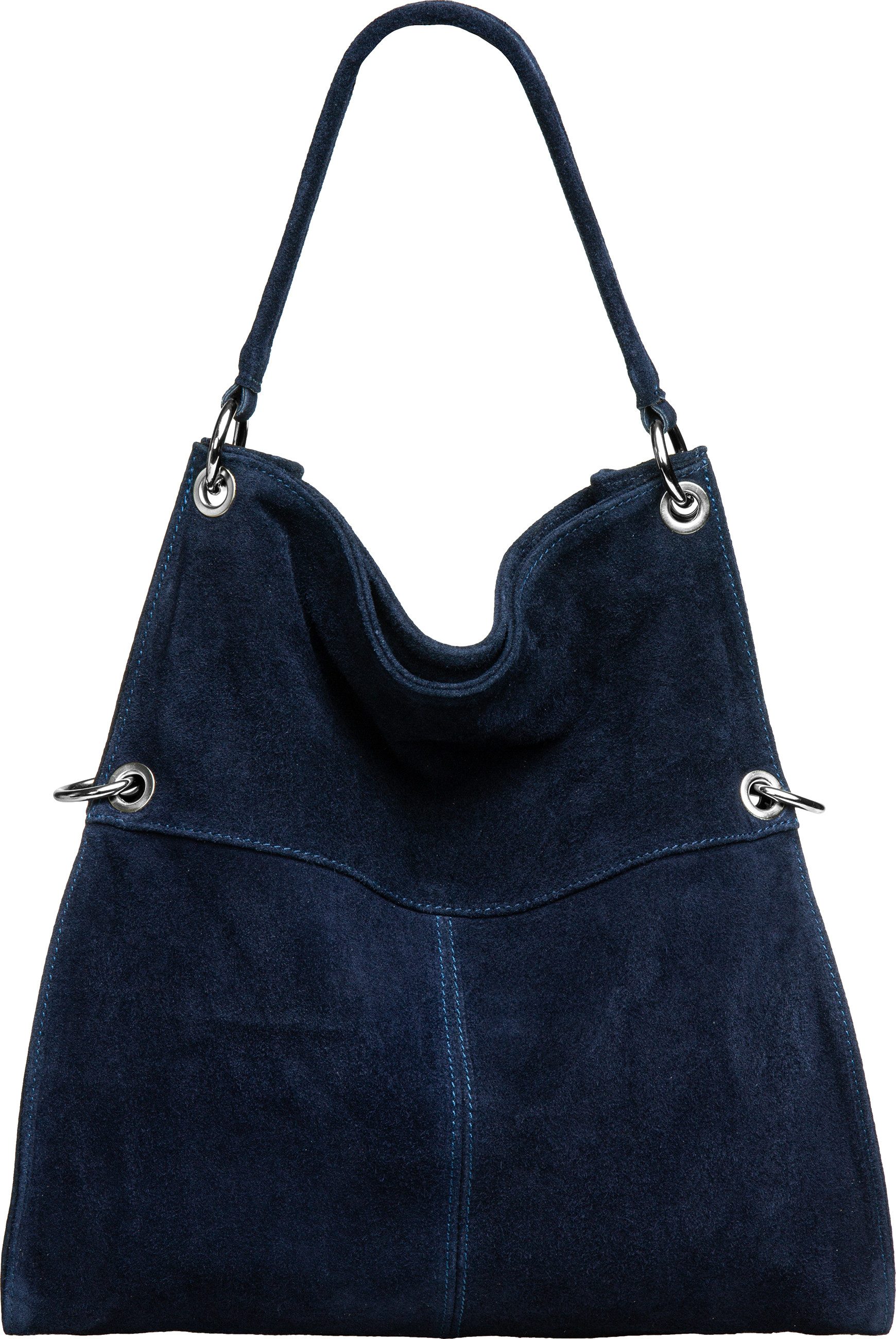 Schultertasche Große Vintage Damen Leder Handtasche - PREMIUM LINE - Modell No.805