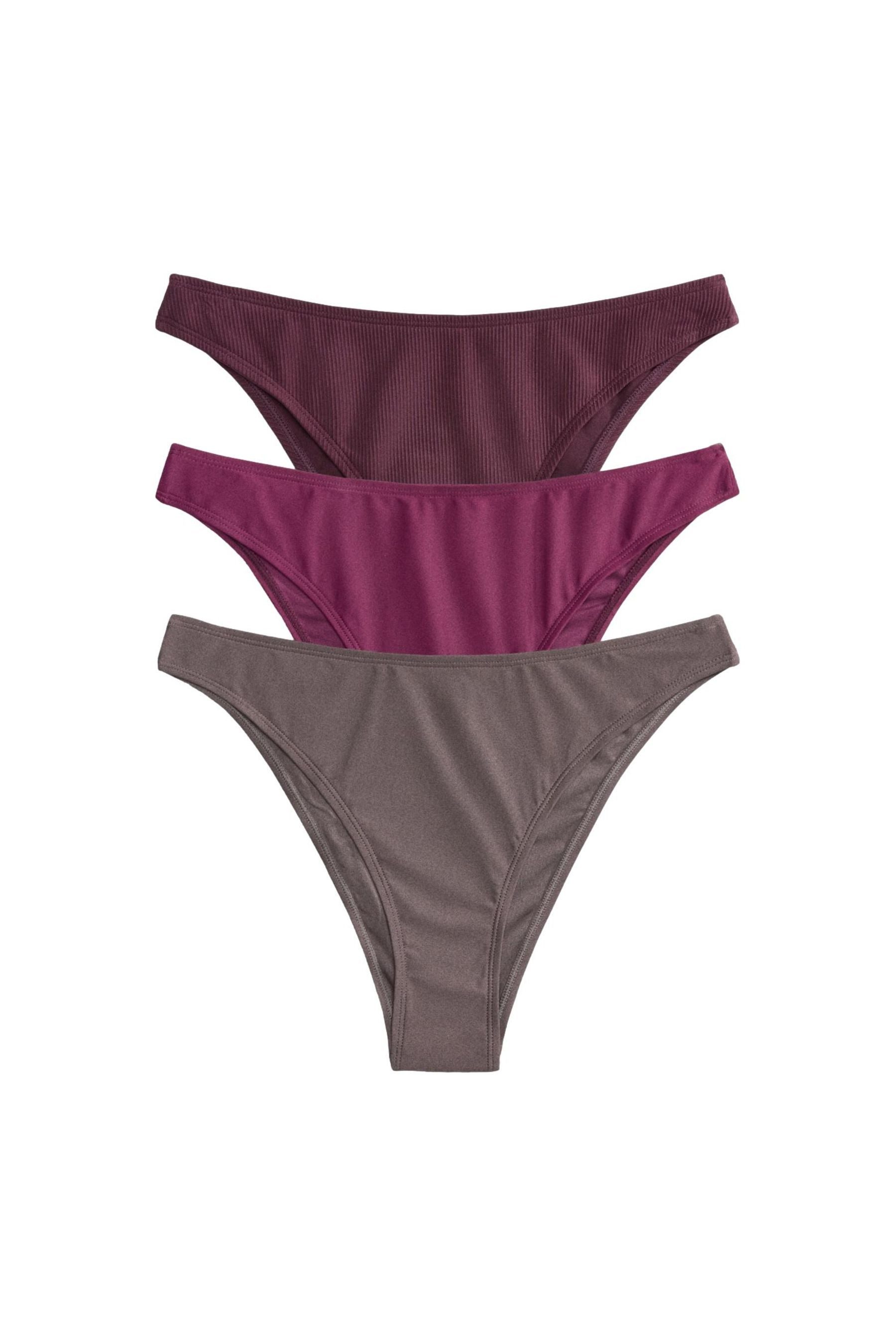 The Set Bikini-Hose The Set Bikinihosen mit hohem Beinschnitt, 3er-Set (3-St)