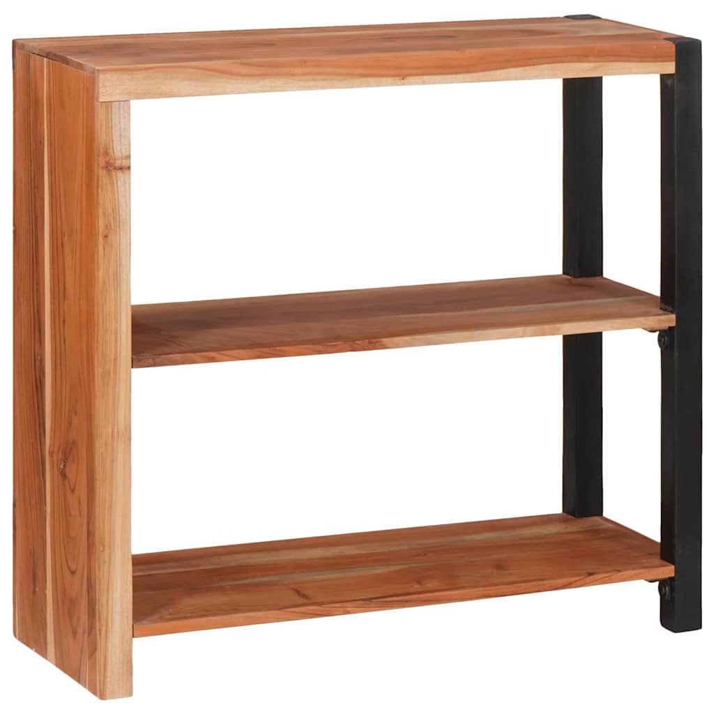vidaXL Bücherregal Bücherregal Braun 80 x 30 x 75 cm Massivholz, 1-tlg.