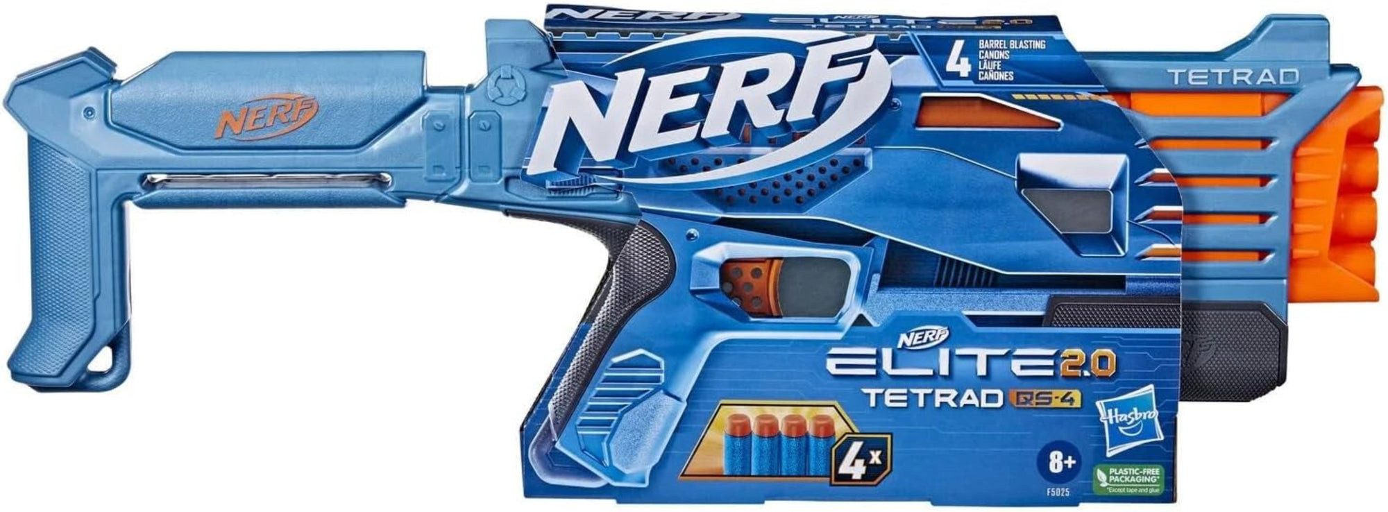 Hasbro Spiel Hasbro Nerf Elite 2.0 Tetrad Blaster