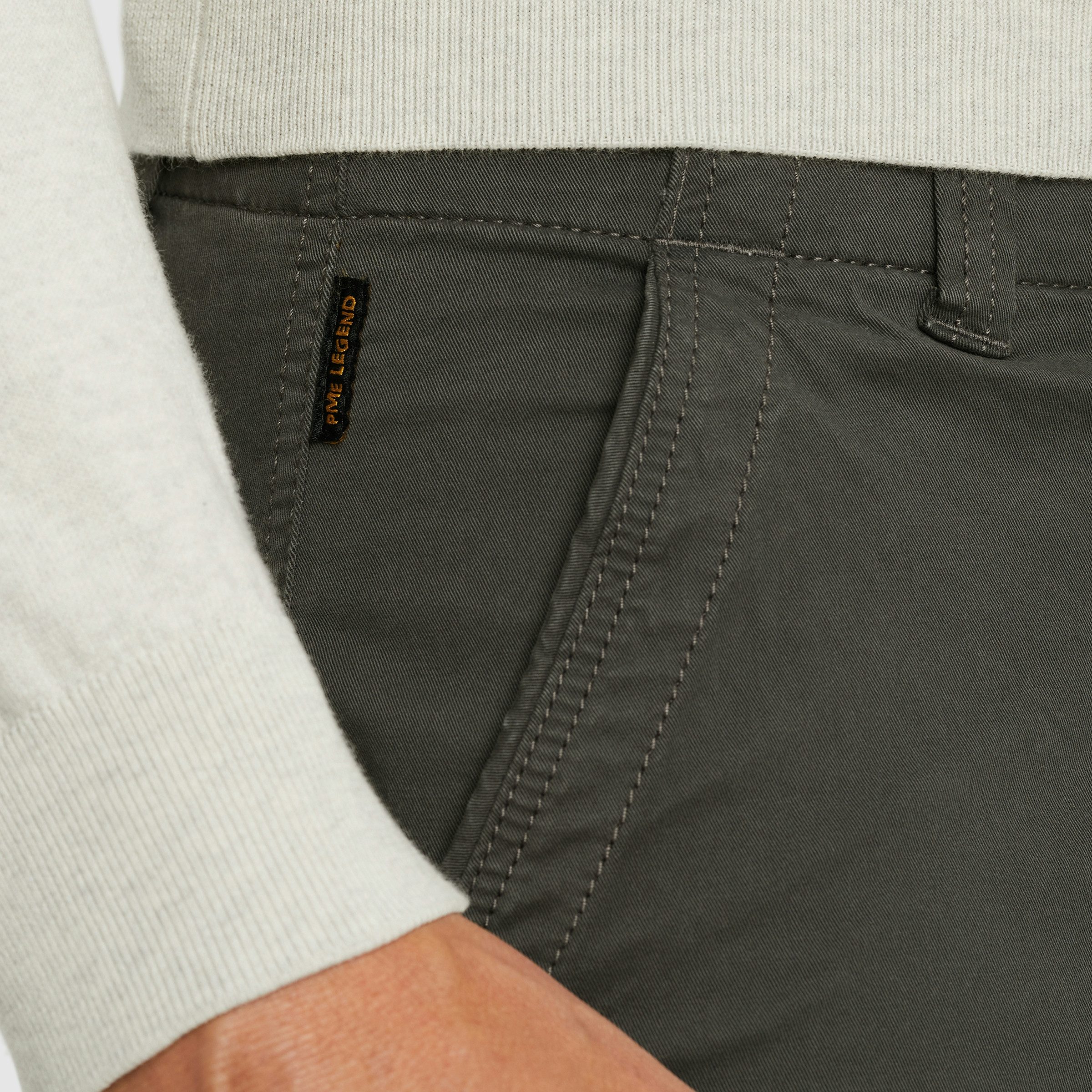 PME LEGEND Cargohose Nordrop Stretch Twill mit Logo Stickerei – Bild 5 von 5