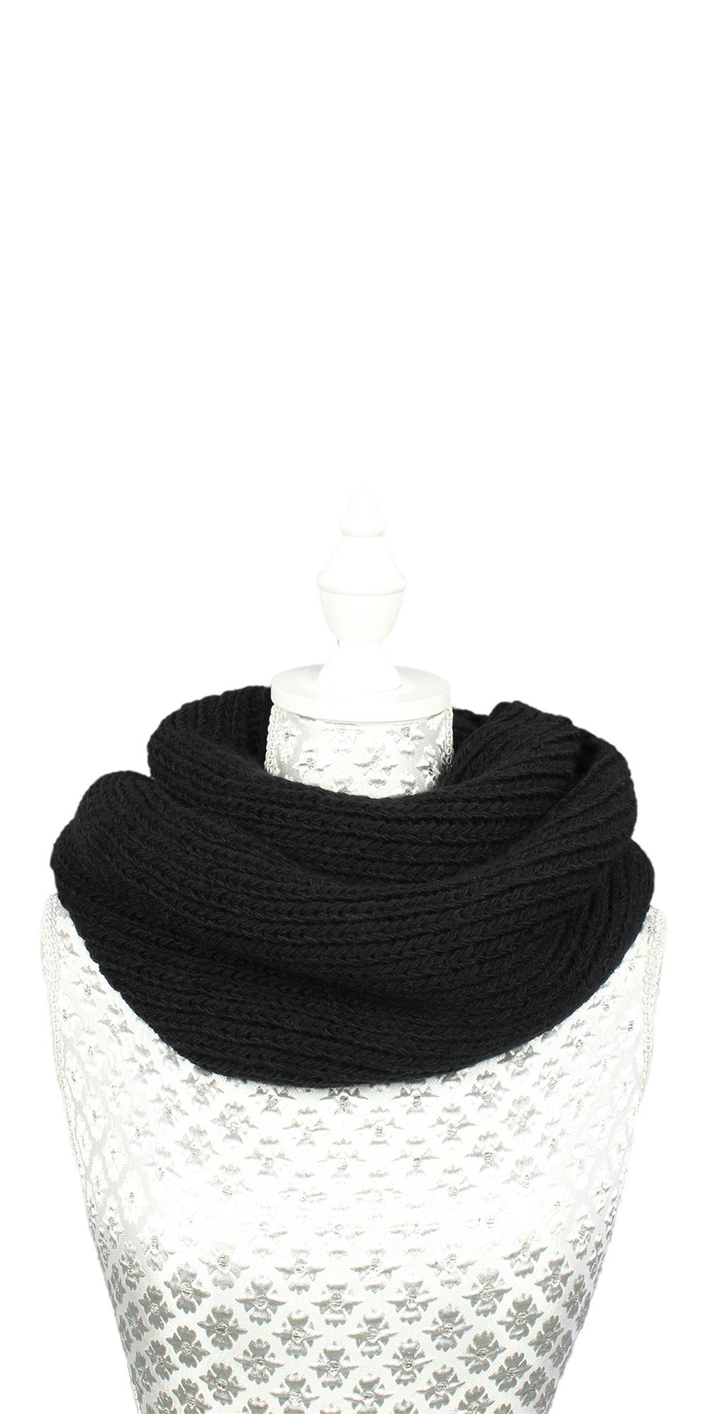 ZEBRO Strickschal LOOP, mit hohem Wollanteil