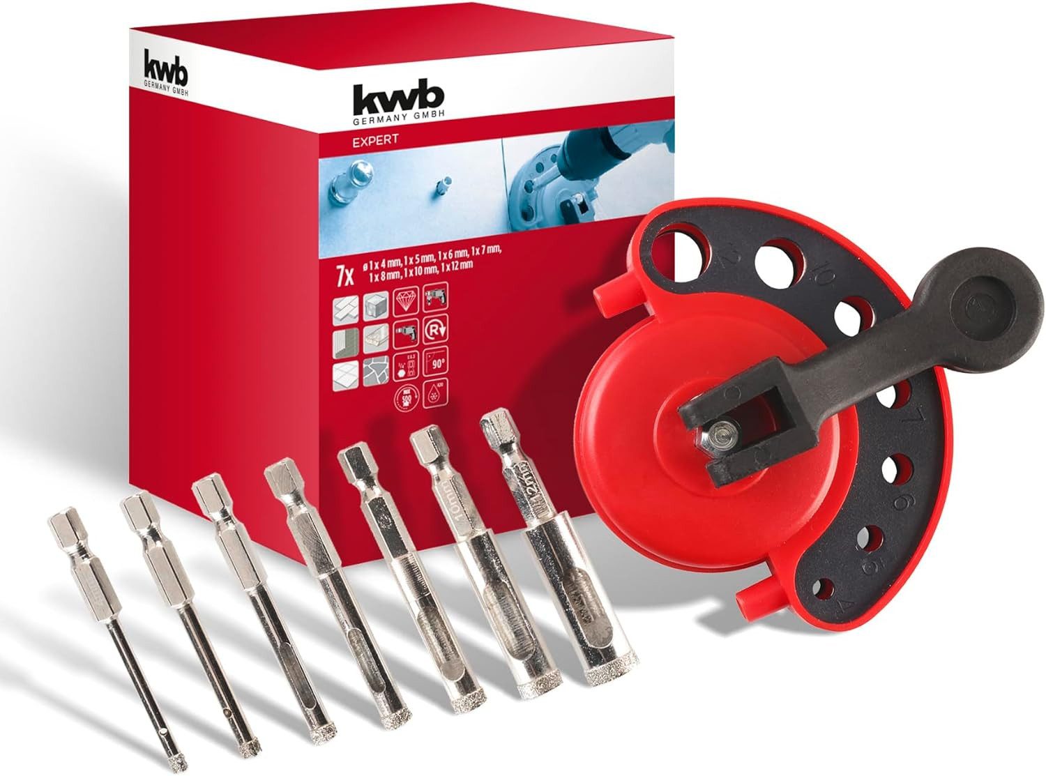 kwb Lochsäge, 8-tlg. Diamant-Lochsägen Set Ø günstig online kaufen
