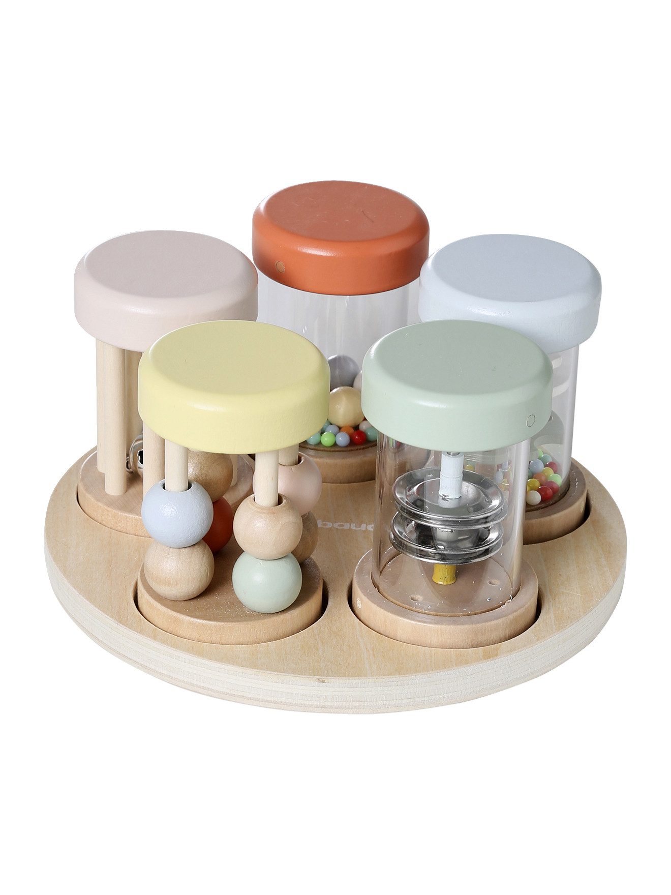 vertbaudet Spielzeug-Musikinstrument 5er-Set musikalische Baby Rasseln aus günstig online kaufen