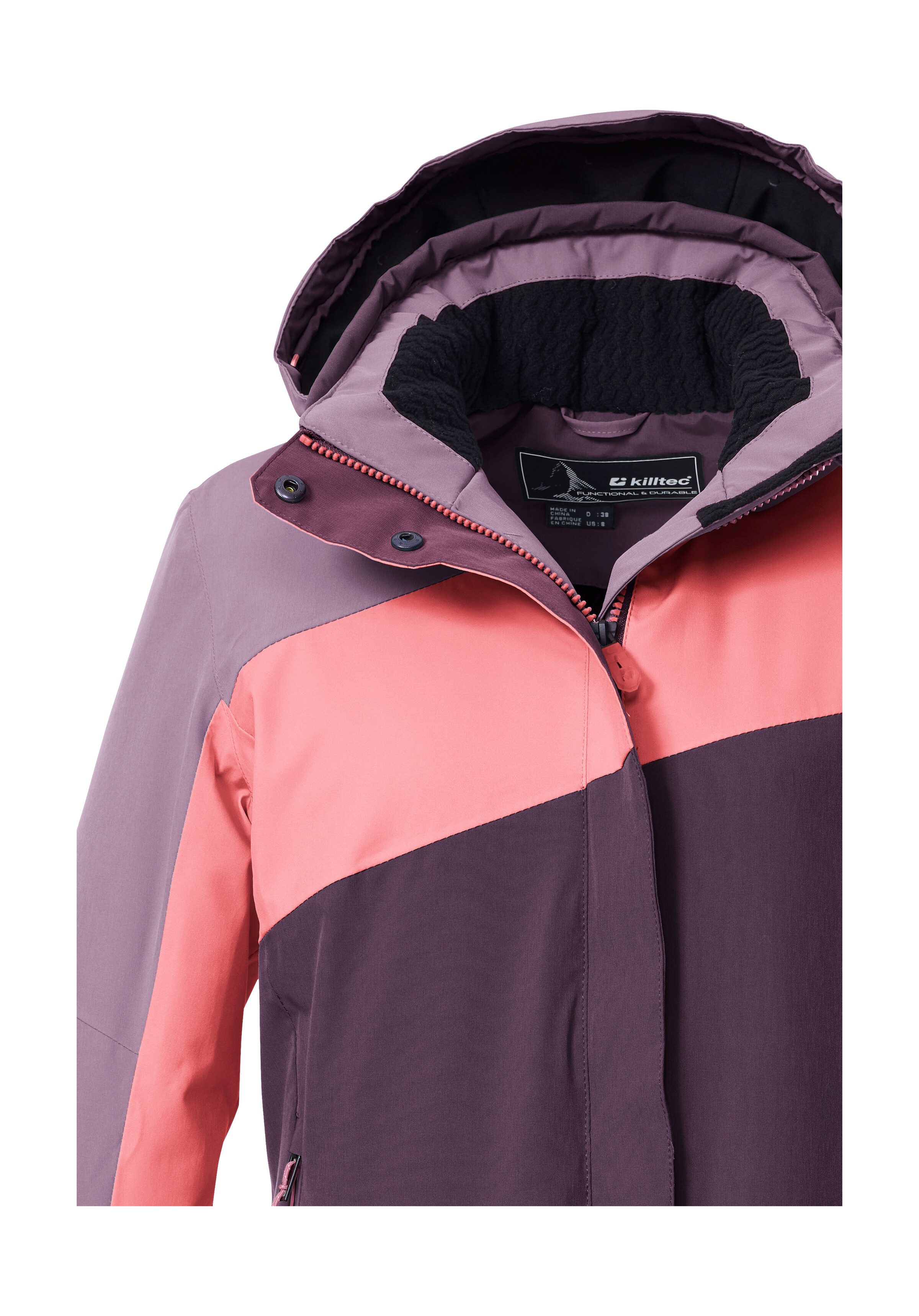 Killtec Skijacke KSW 26 WMN SKI JCKT Wind- und wasserdichte Skijacke, atmungsaktiv, viele Taschen