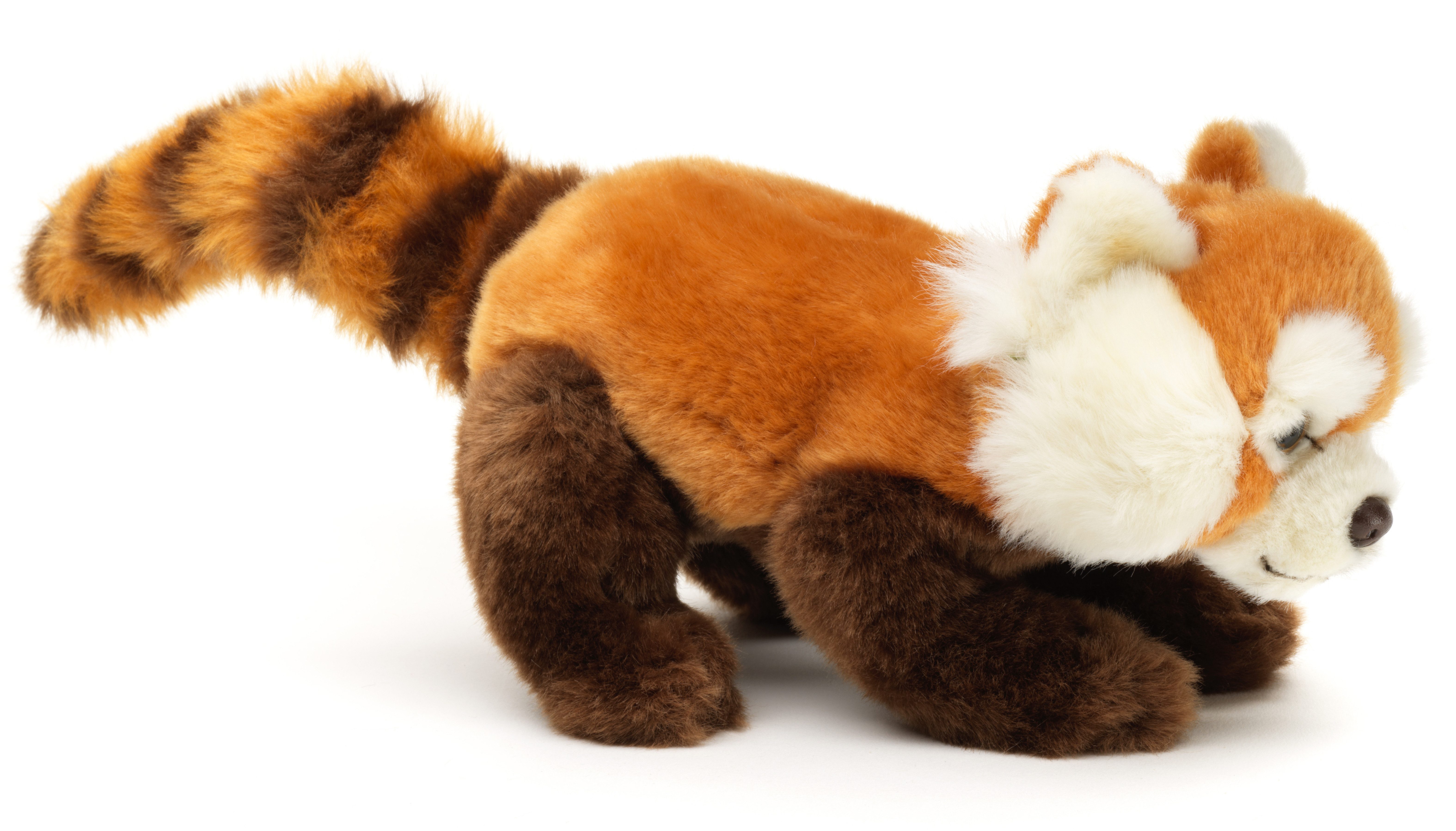 Uni-Toys Kuscheltier Roter Panda, sitzend - 21 cm (Länge) - Plüsch-Bär - Plüschtier, zu 100 % recyceltes Füllmaterial