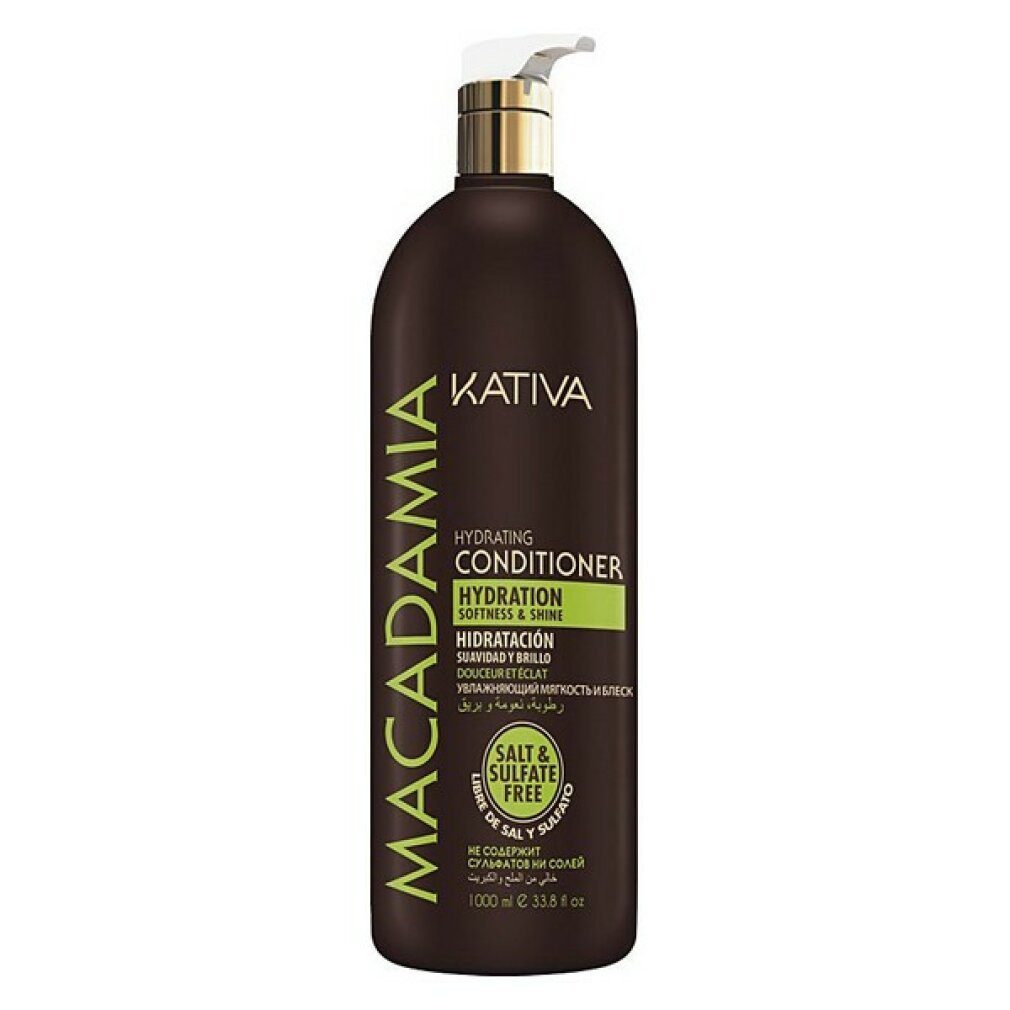 Haarspülung Conditioner Kativa Macadamia Hydrating ml 1000 Kativa