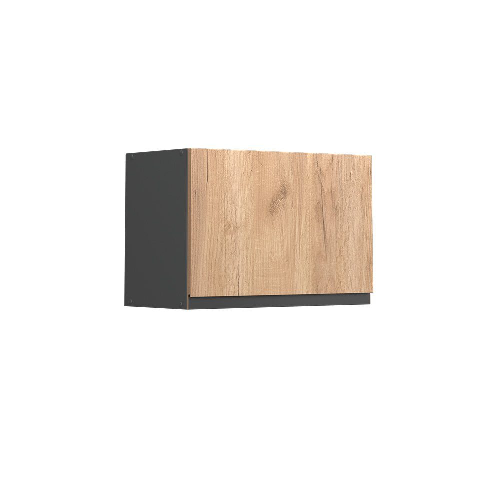 Vicco Hängeschrank Küchenschrank J-Shape 60 cm Anthrazit/Goldkraft