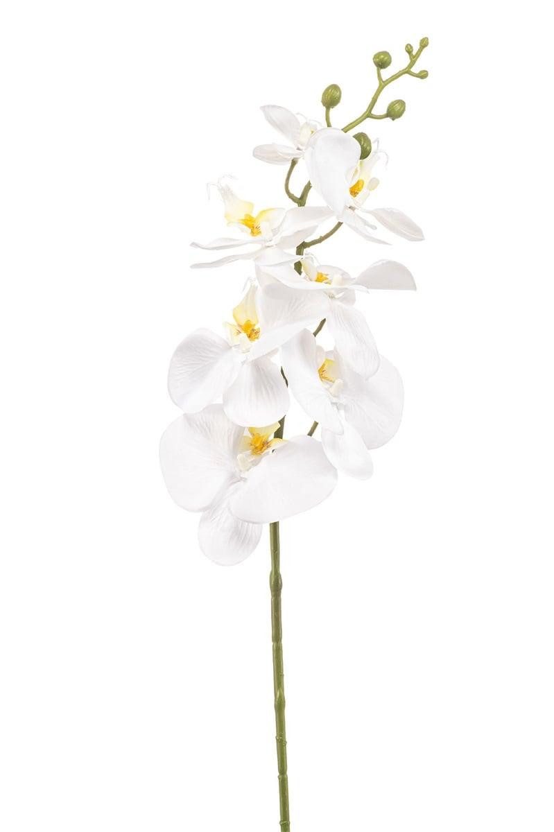 Kunstorchidee Kunst Phalaenopsis Orchideenzweig AXELOR, weiß, 85cm Orchidee (Orchidee phalaenopsis), artplants, Höhe 85.0 cm