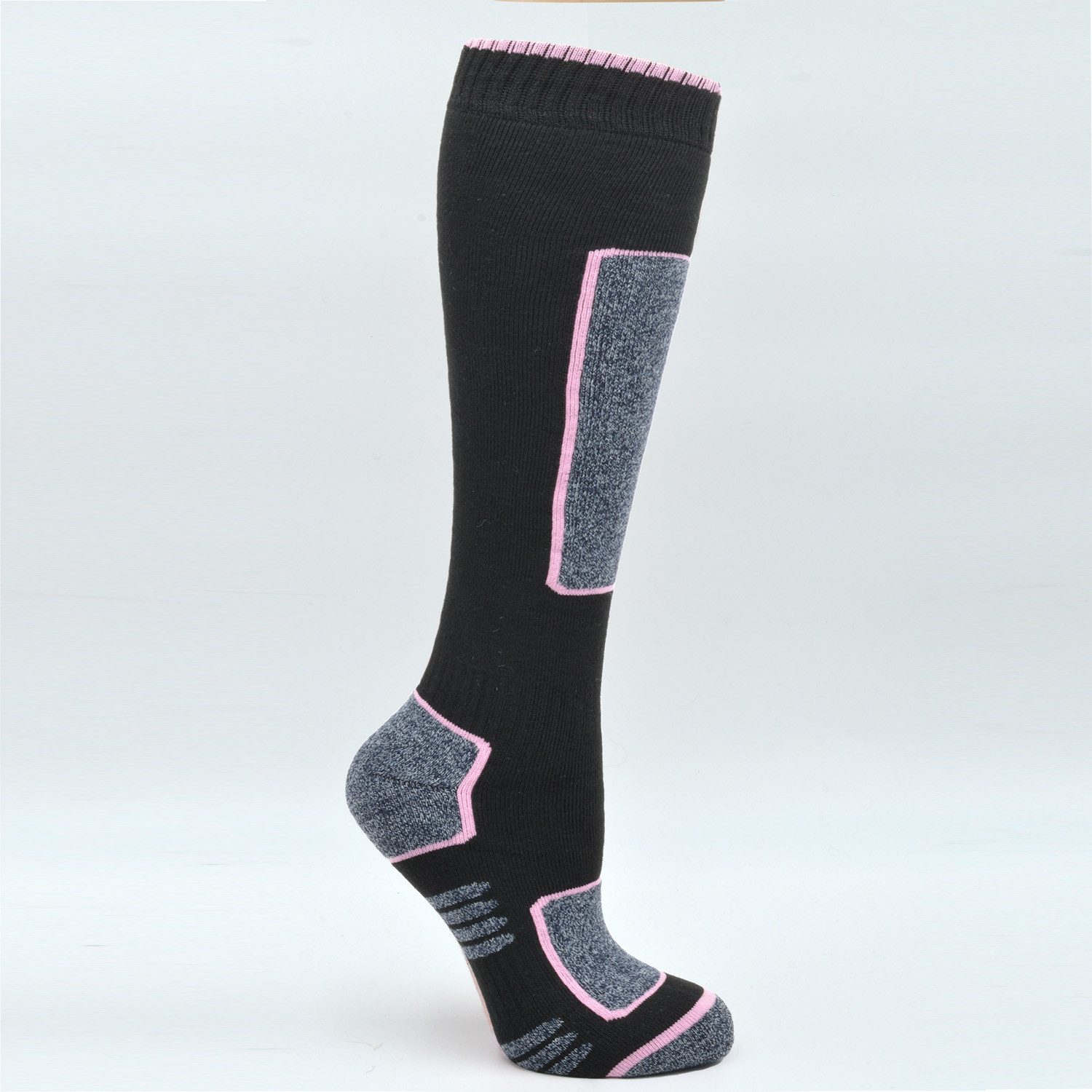 Frostfighter Skistrümpfe Damen Skisocken Thermo Kniestrümpfe (4-Paar) Vollfrottee Innenfutter – Bild 5 von 5