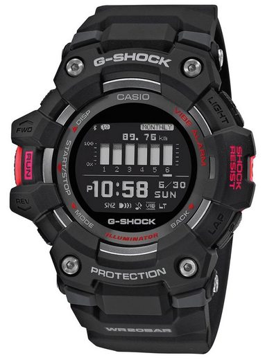 CASIO Digitaluhr »G-Shock G-Squad Digitaluhr mit Bluetooth Schwarz«