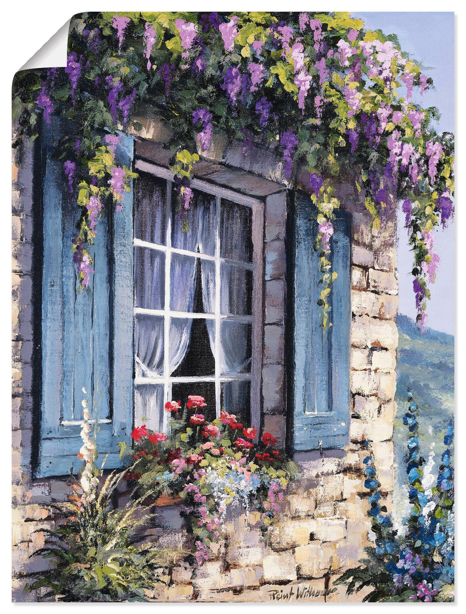 Fenster & St), Wandaufkleber Poster I, Leinwandbild, oder Größen (1 versch. als Artland Türen in Fenster Wandbild