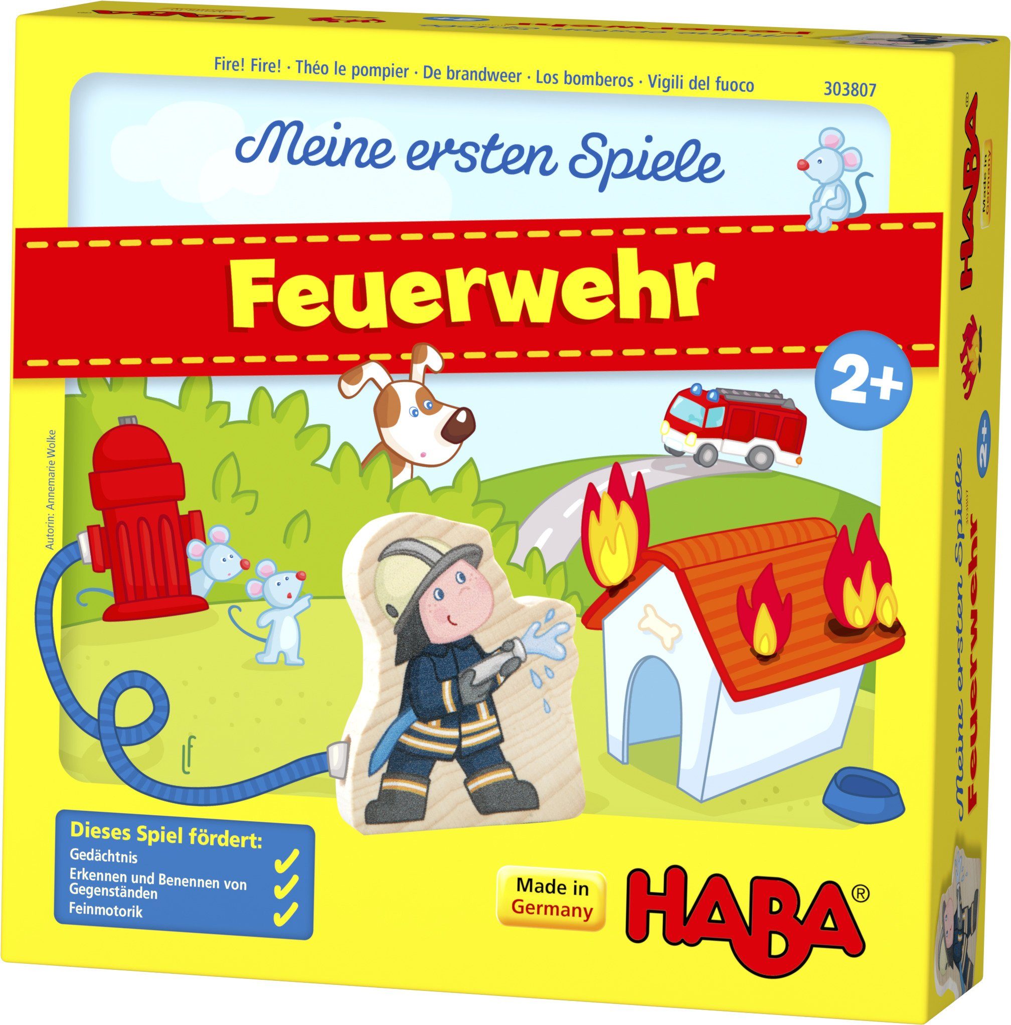 Haba Spiel, Meine ersten Spiele - Feuerwehr, Made in Germany